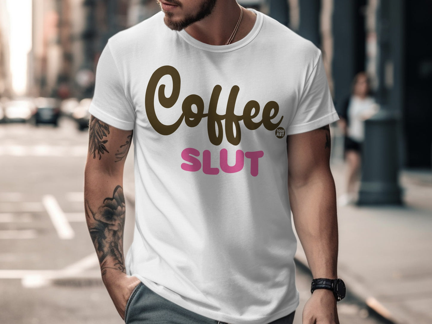 Coffee Slut Bold Statement Casual Tee Shirt