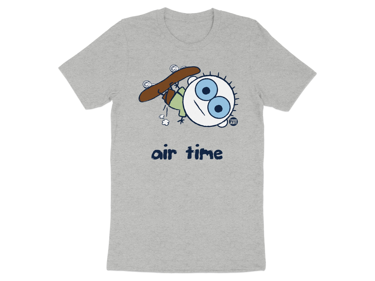 Air Time Skateboarding Cartoon Graphic T-shirt