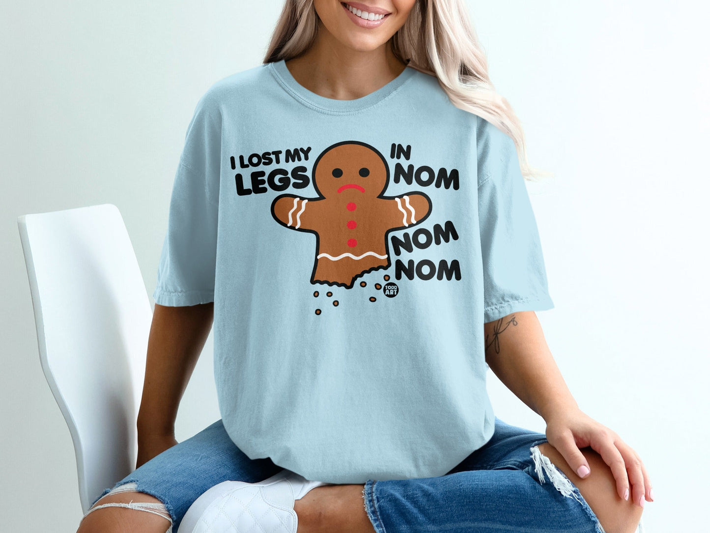 I Lost My Legs in Nom Nom Nom Gingerbread T-Shirt