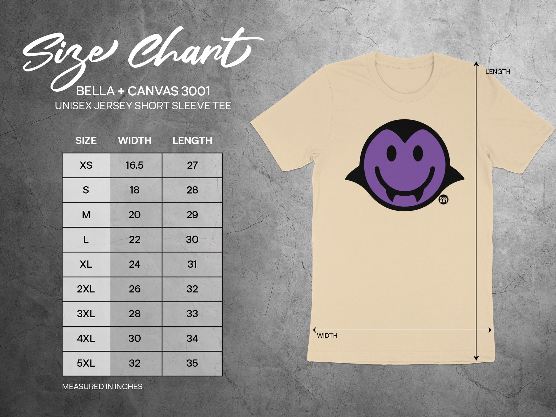 Smile Face Dracula Graphic Tee Unisex product