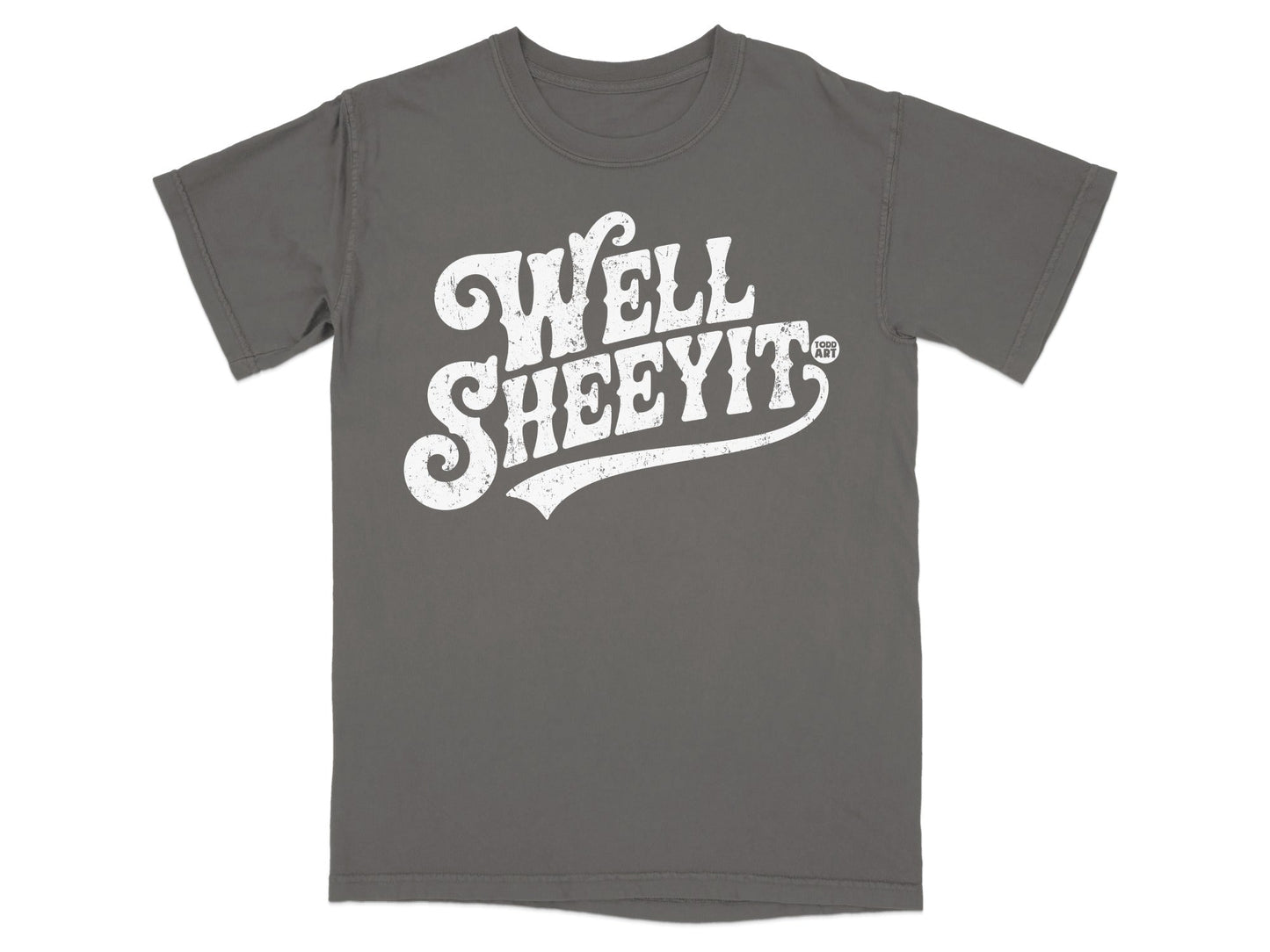 Well Sheeyit Graphic T-Shirt with Bold Retro Design