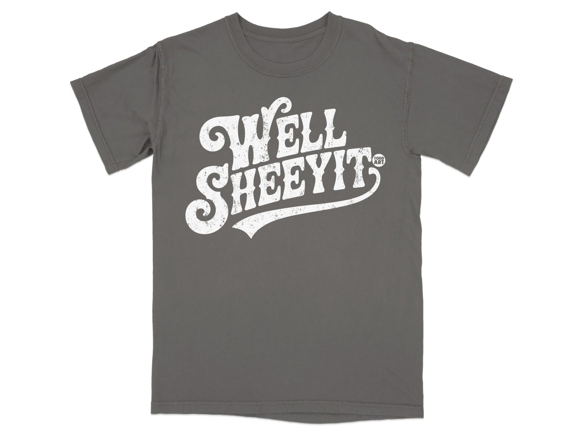 Well Sheeyit Graphic T-Shirt with Bold Retro Design