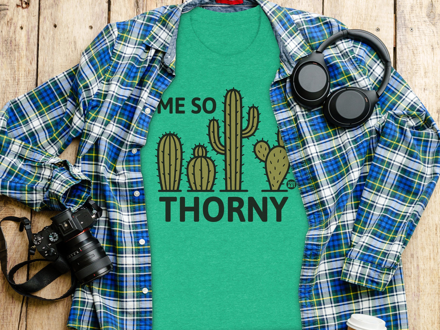 Me So Thorny Funny Cactus Graphic T-shirt