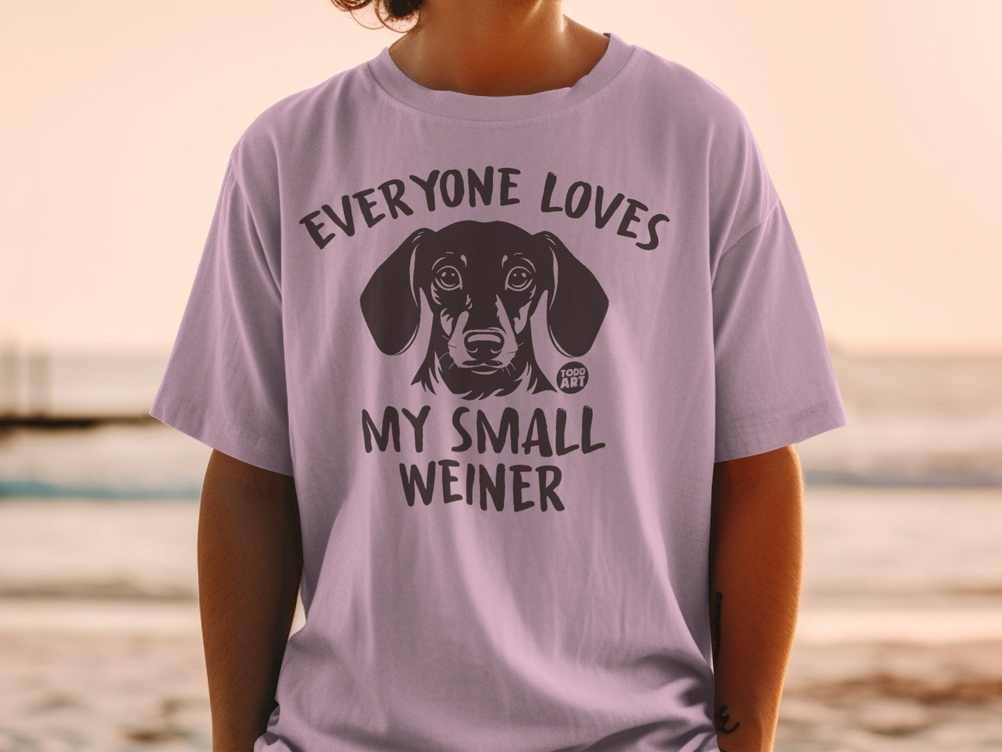 Everyone Loves My Small Weiner Graphic T-Shirt
