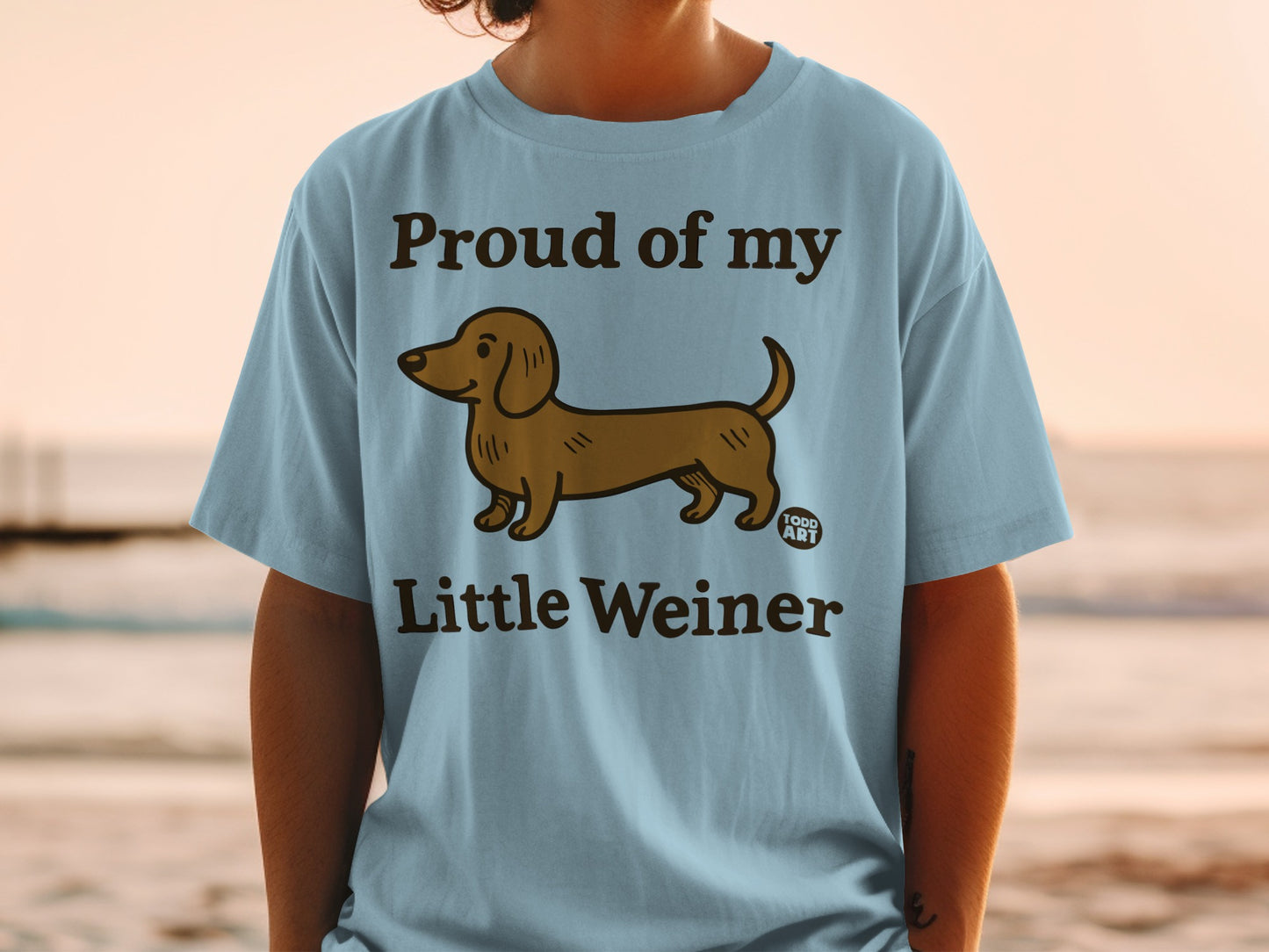 Proud of My Little Weiner Graphic T-Shirt