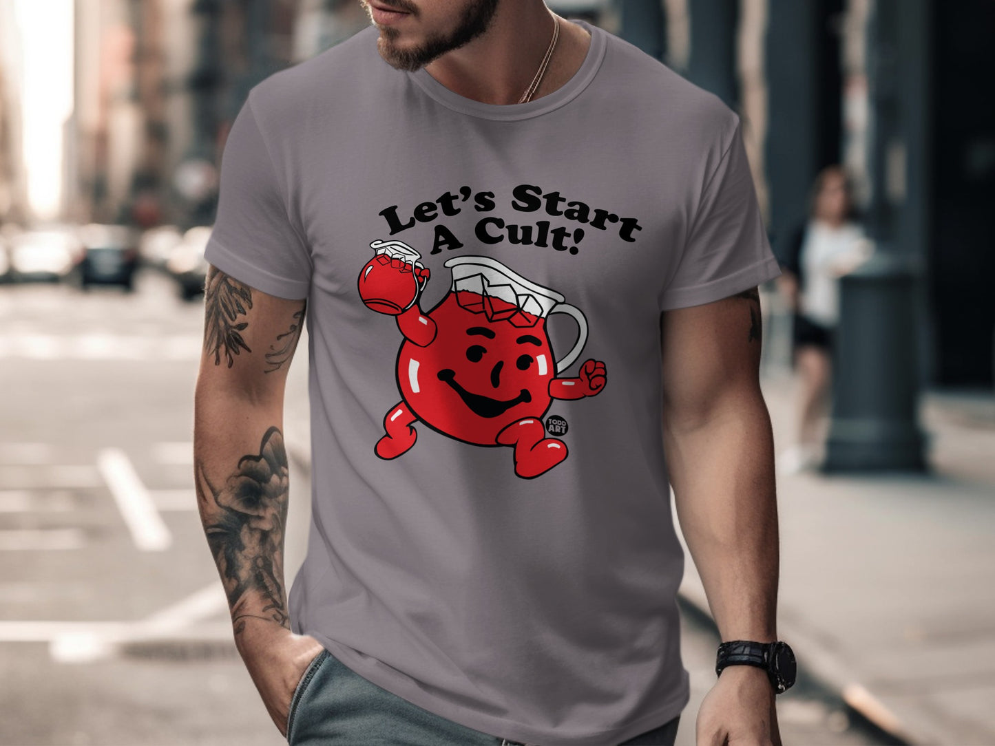 Let's Start A Cult Kool-Aid Man Graphic Tee product