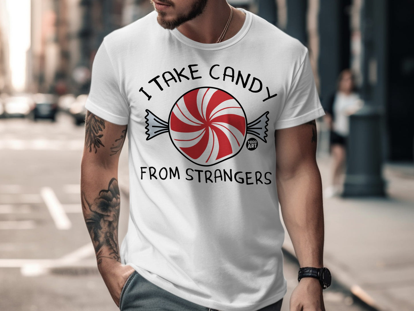 I Take Candy From Strangers T-Shirt Unique Design