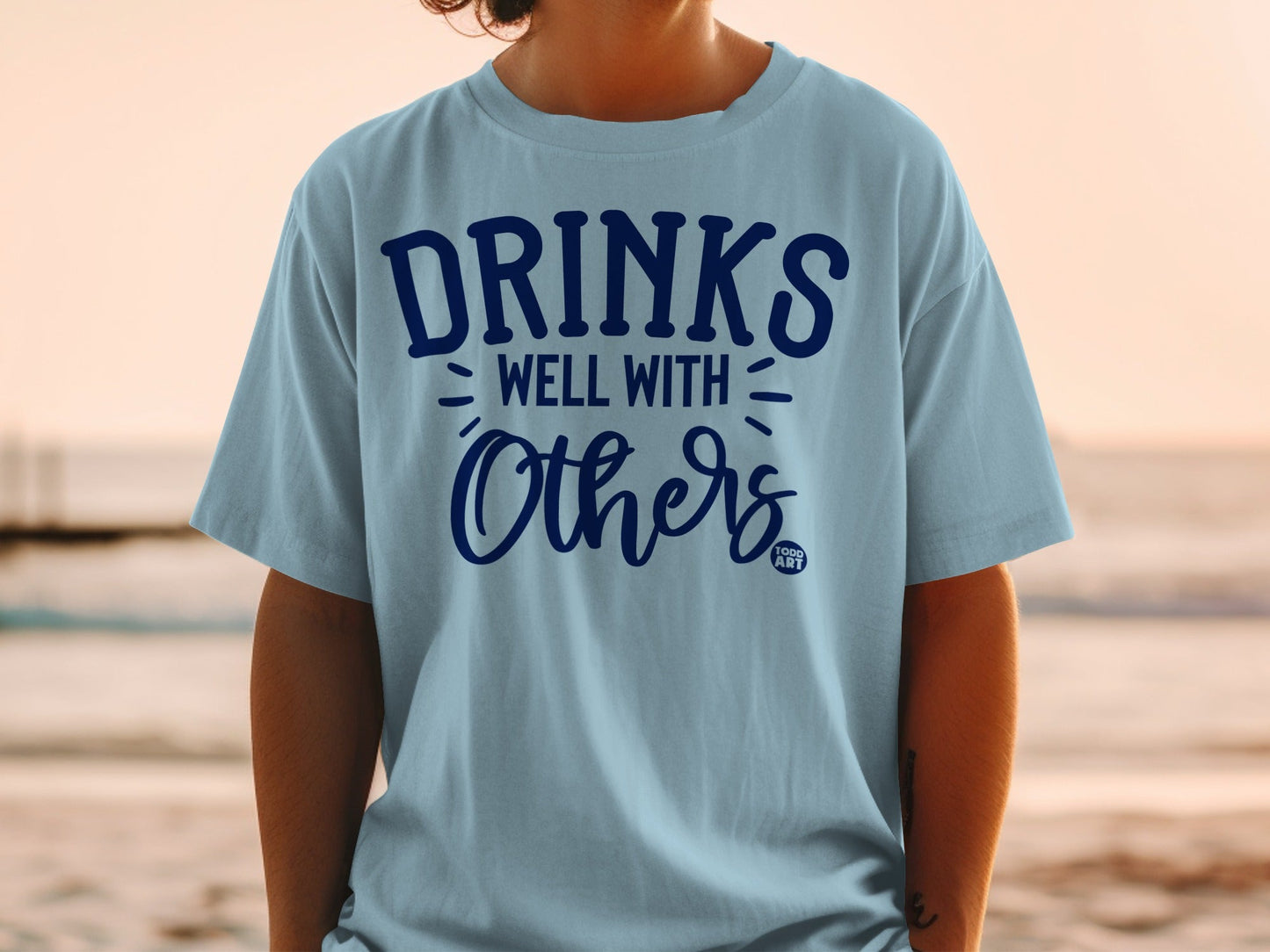 Drinks Well With Others Graphic T-shirt Product