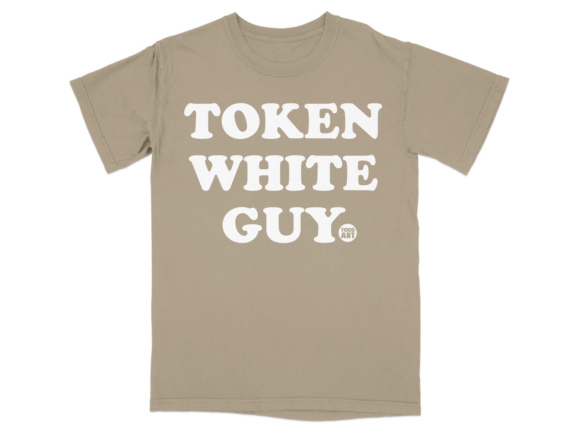 Token White Guy Todd Art Graphic Tee Shirt