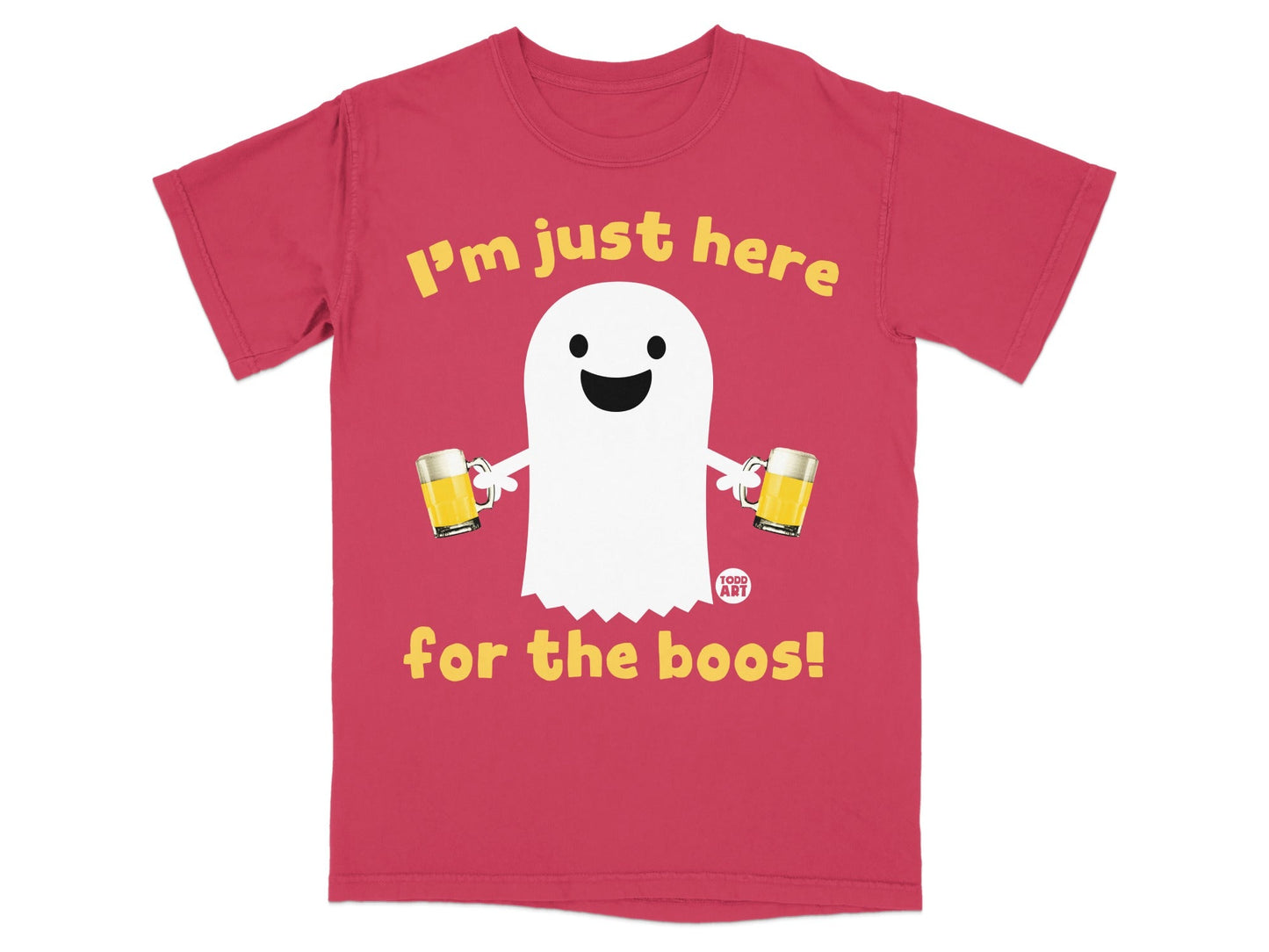 I'm Just Here for the Boos Ghost T-Shirt