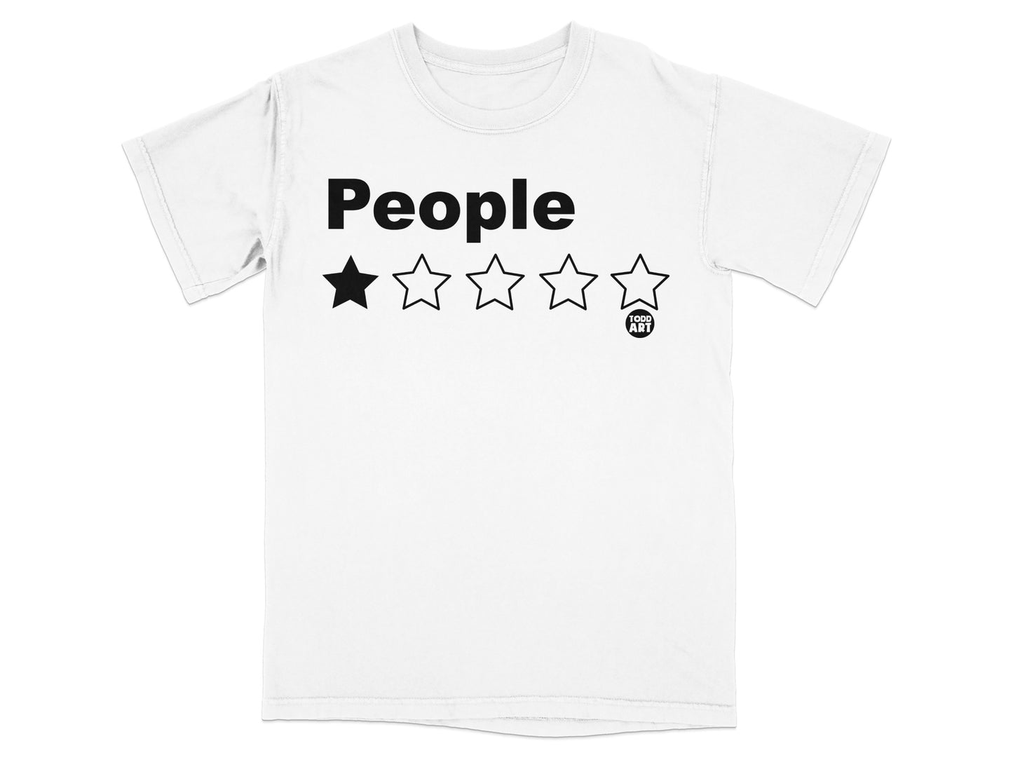 People One Star Rating Humor Todd Art product type