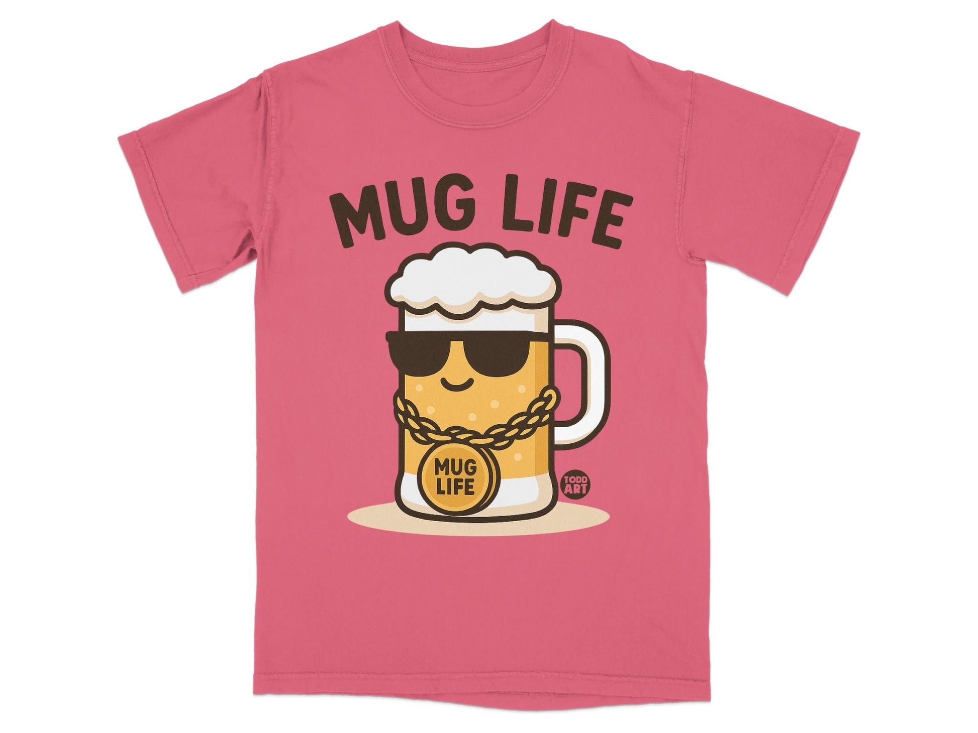Mug Life Funny Beer Mug Graphic T-Shirt