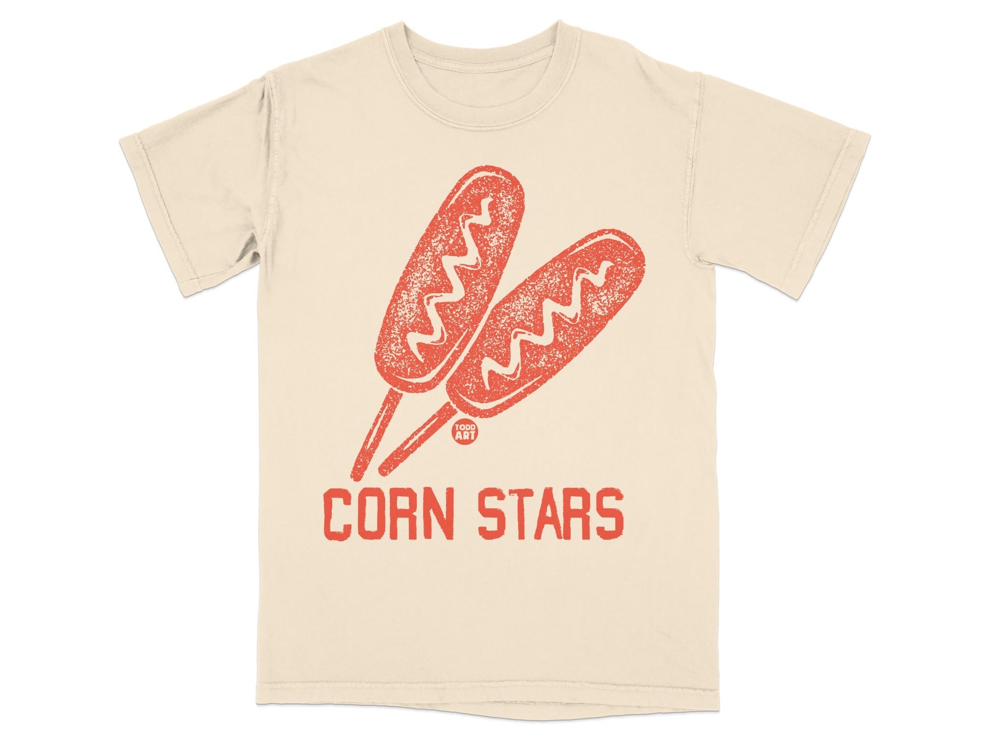 Two corn dogs with "CORN STARS" text below.