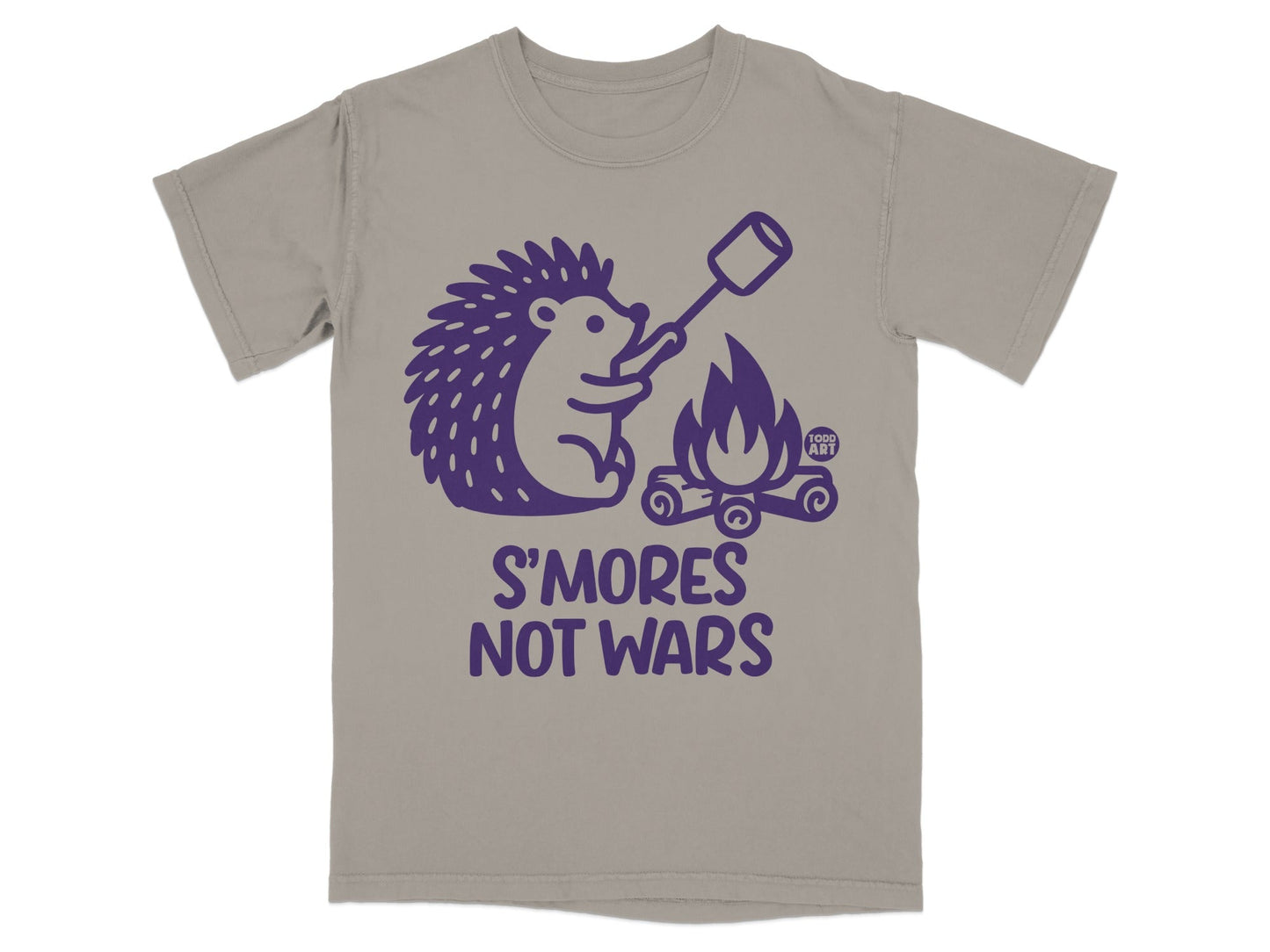 S'mores Not Wars Hedgehog Campfire T-shirt Product