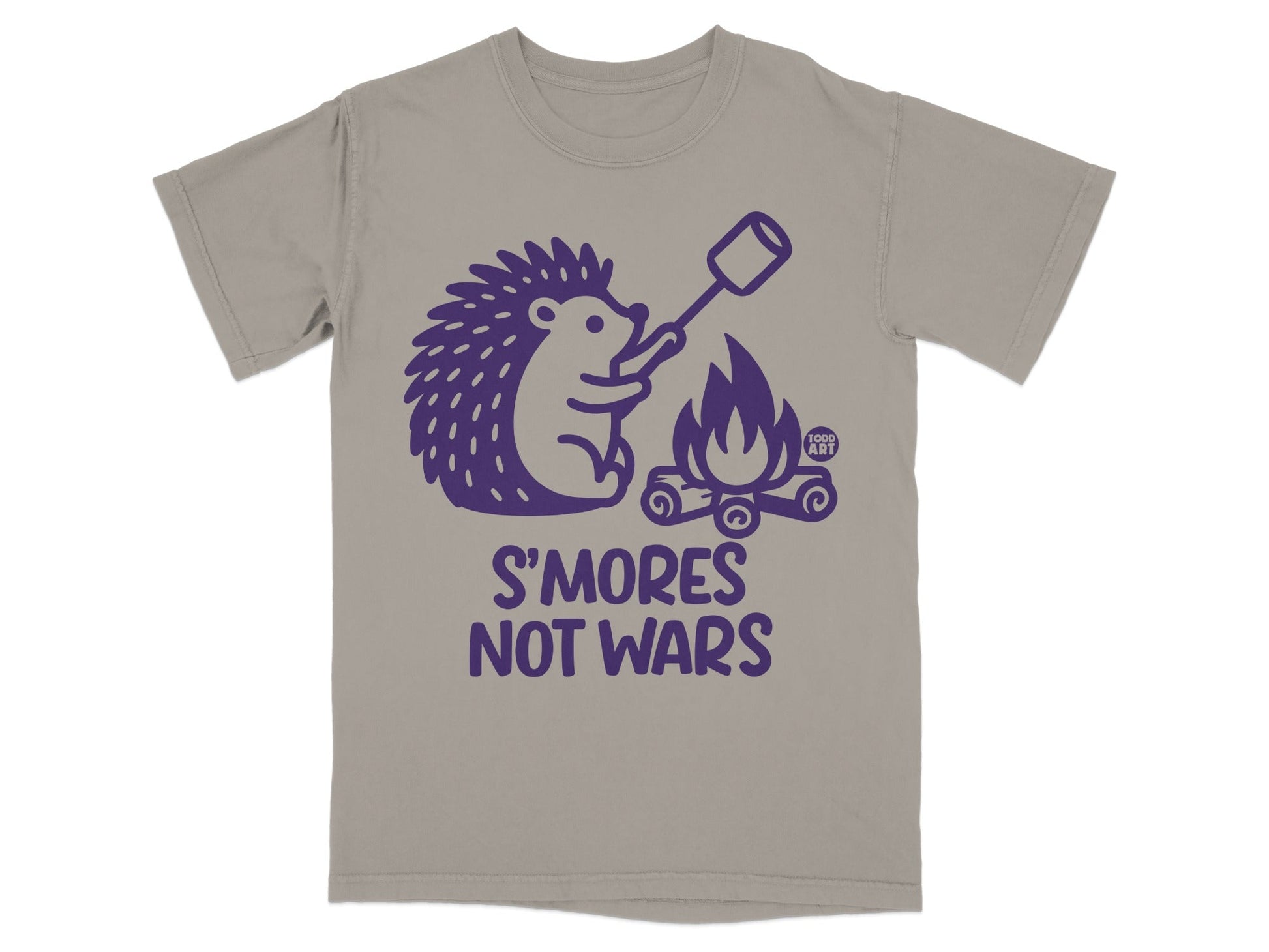 S'mores Not Wars Hedgehog Campfire T-shirt Product
