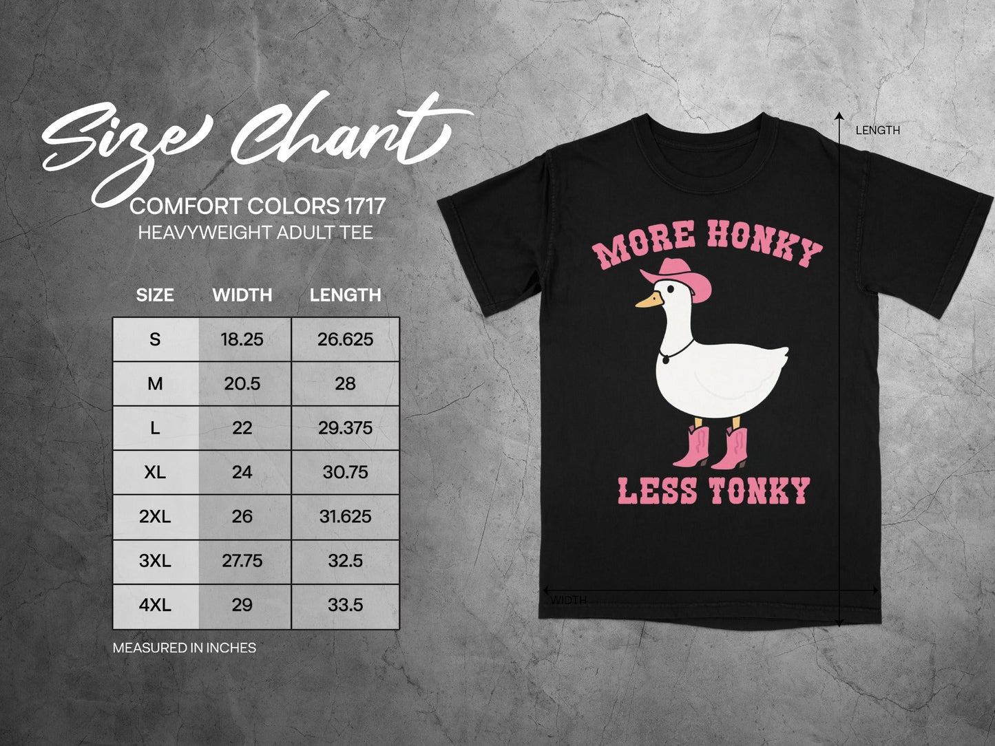 More Honky Less Tonky Duck with Pink Hat Tee Shirt