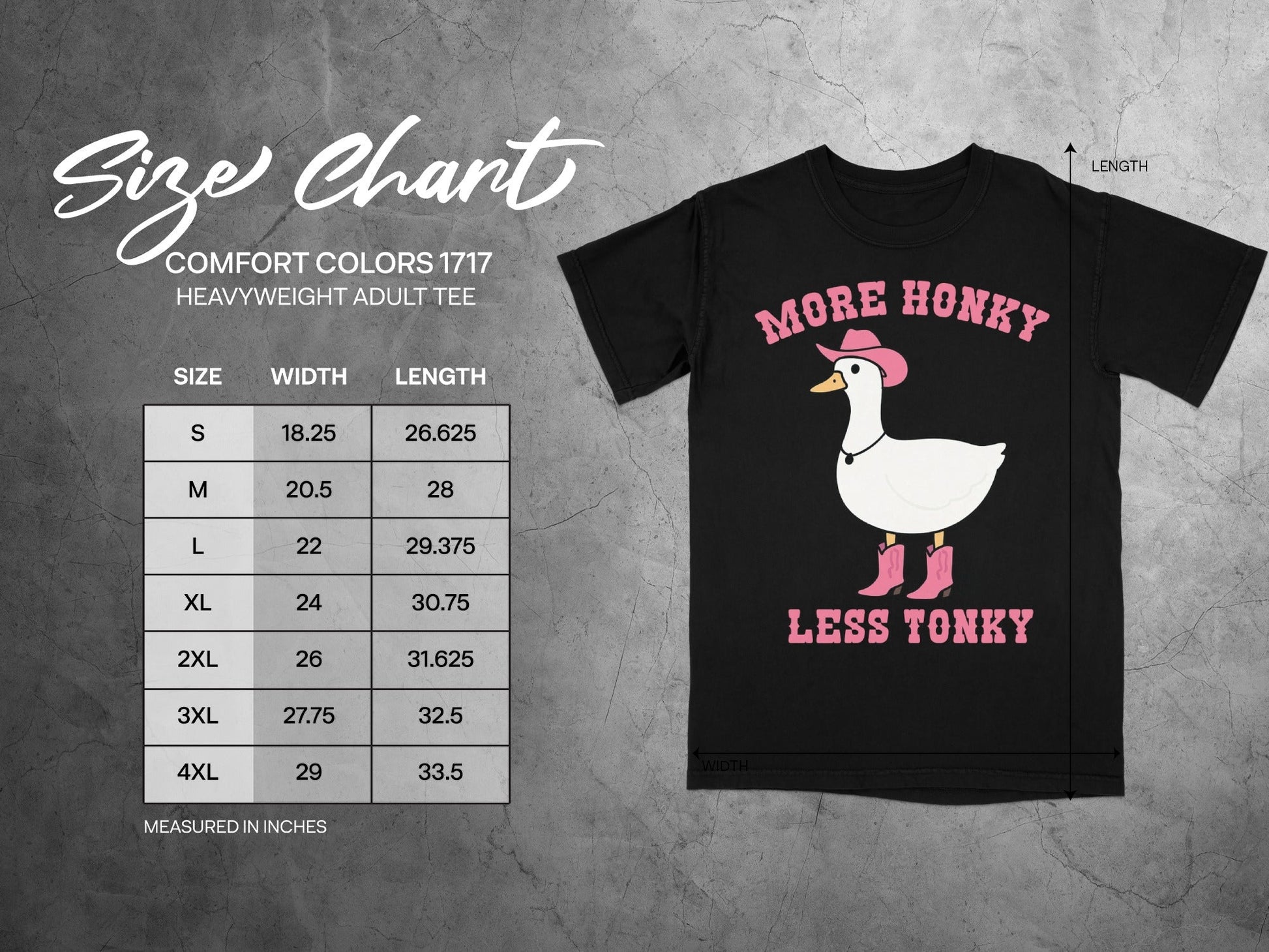 More Honky Less Tonky Duck with Pink Hat Tee Shirt