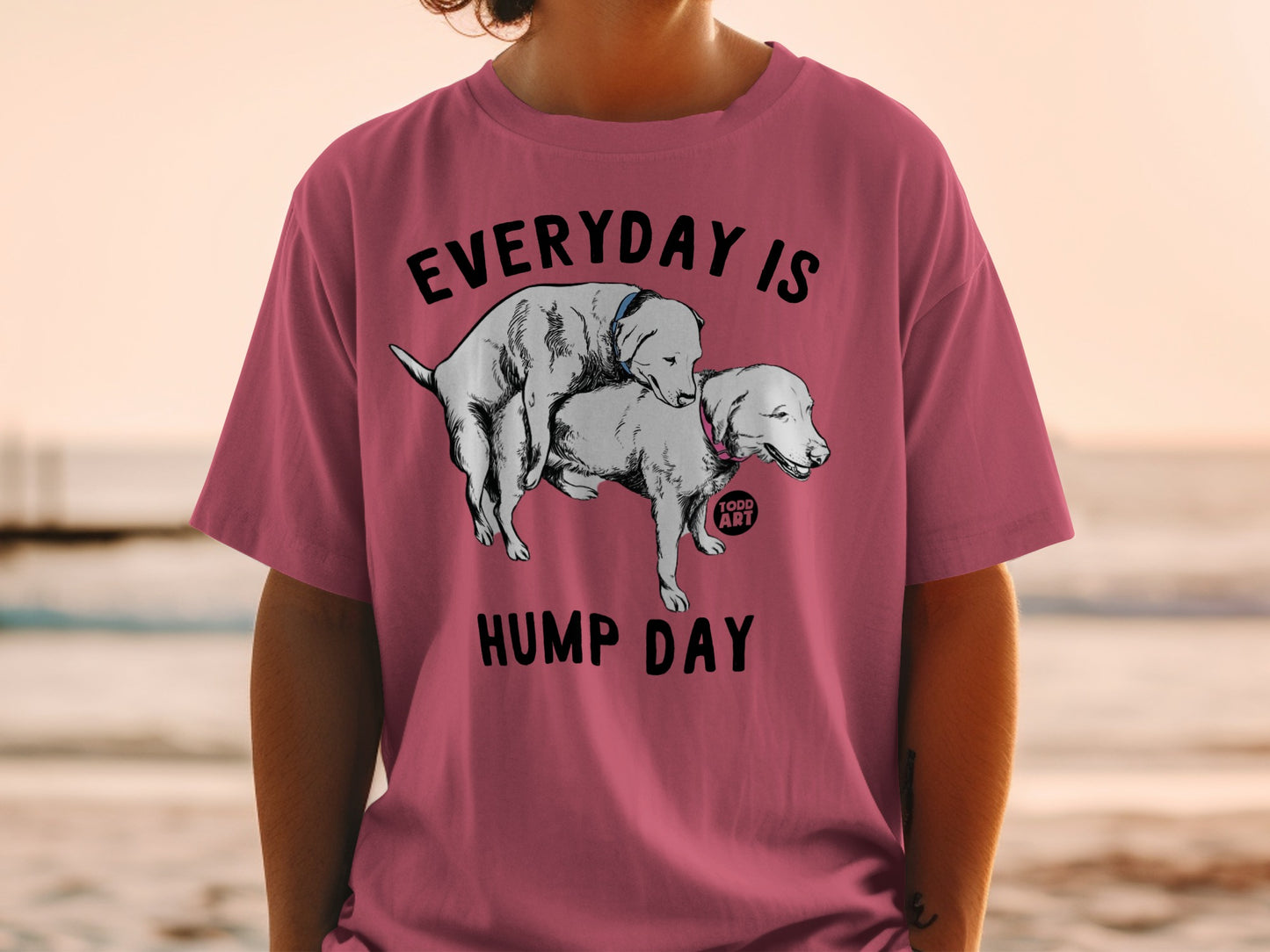 Everyday Is Hump Day Funny Dog Graphic T-shirt