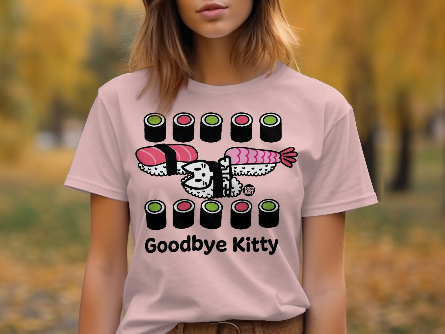 Goodbye Kitty Sushi Graphic T-shirt Product