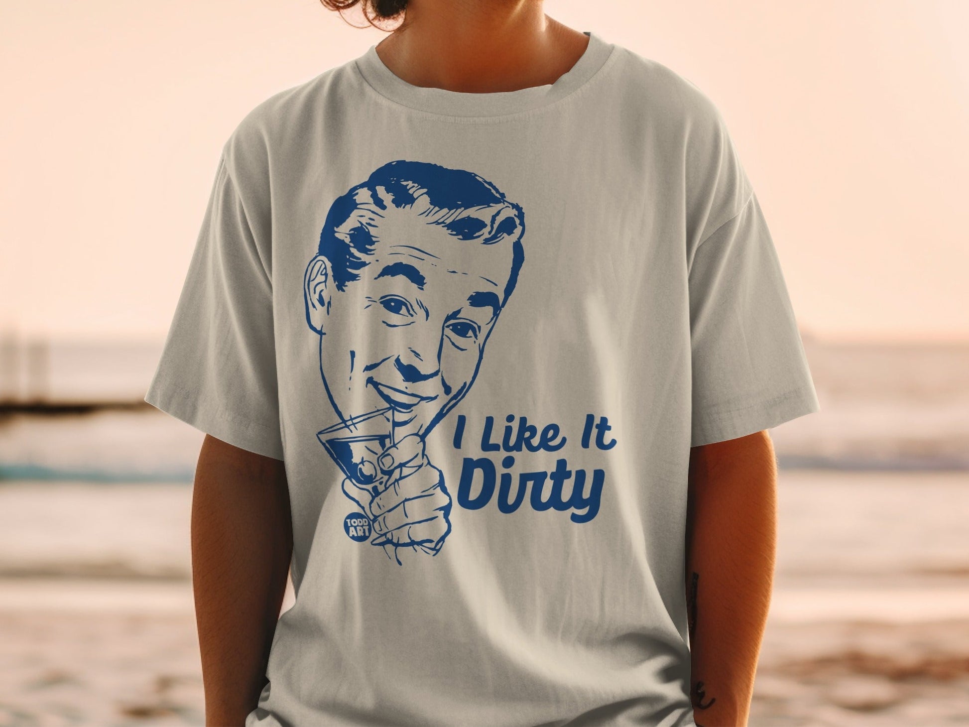 I Like It Dirty Retro Style Unisex T-Shirt