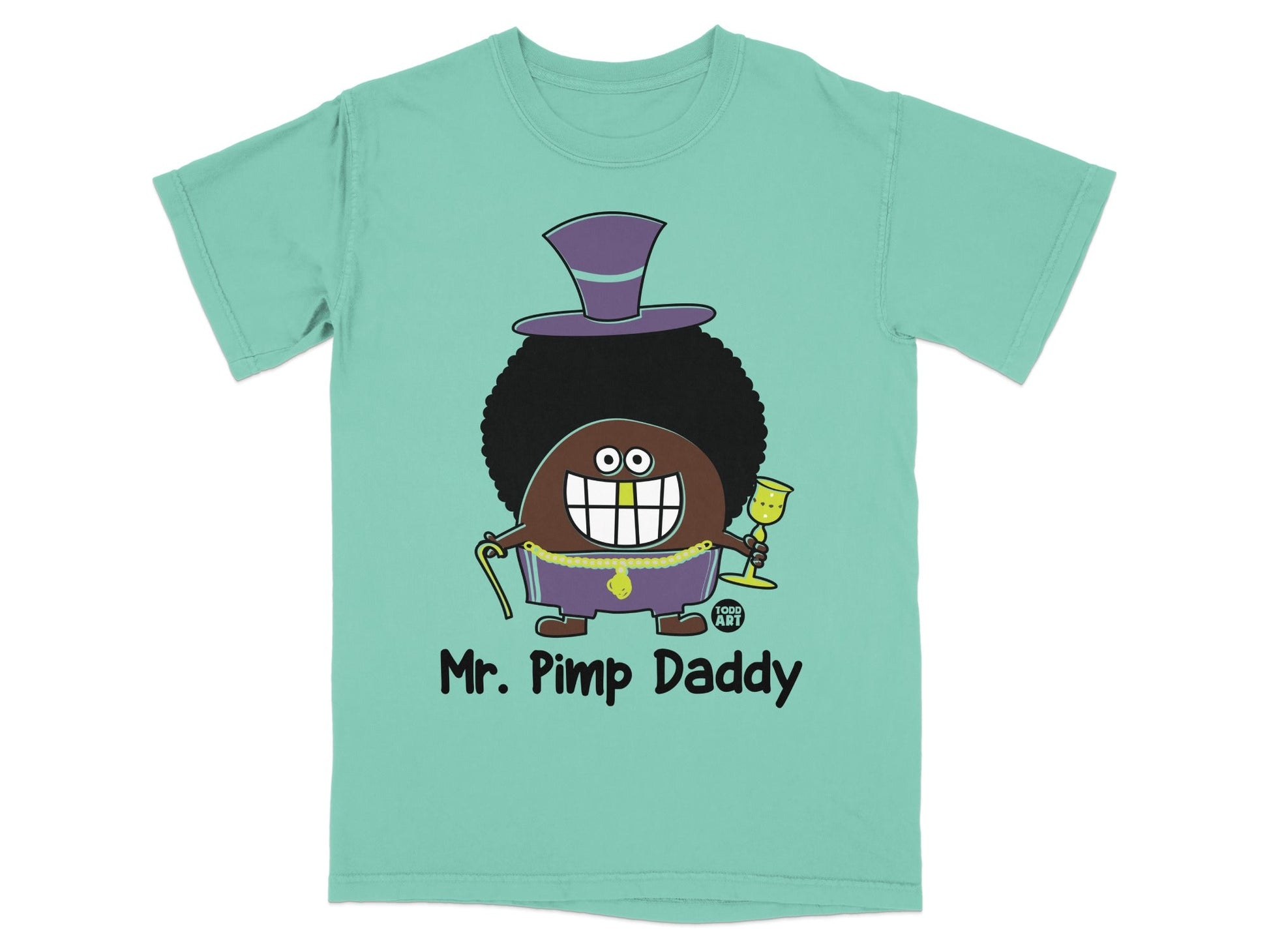 Mr. Pimp Daddy Character Graphic T-Shirt