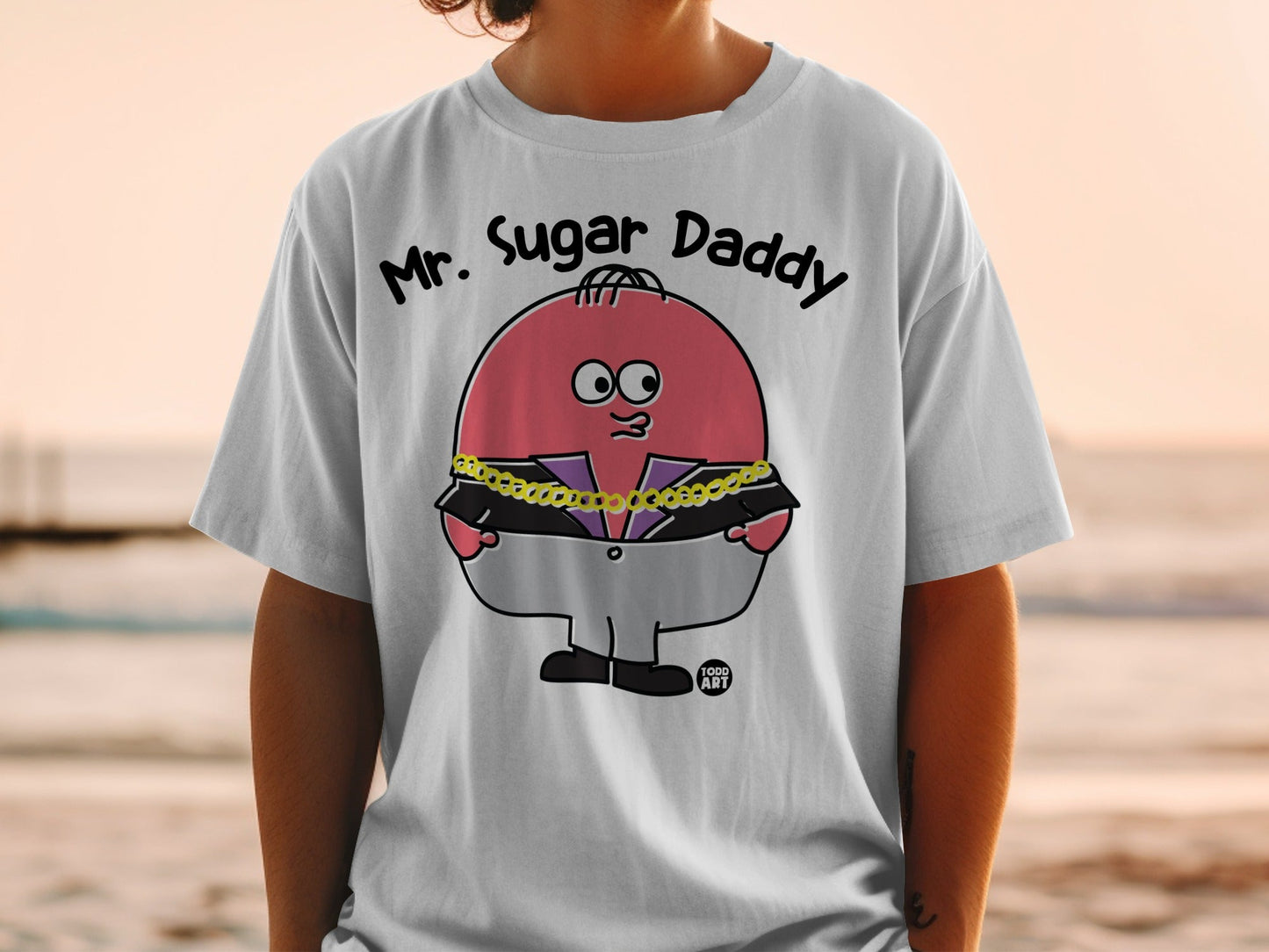 Mr. Sugar Daddy Graphic T-Shirt for Humorous Fashion