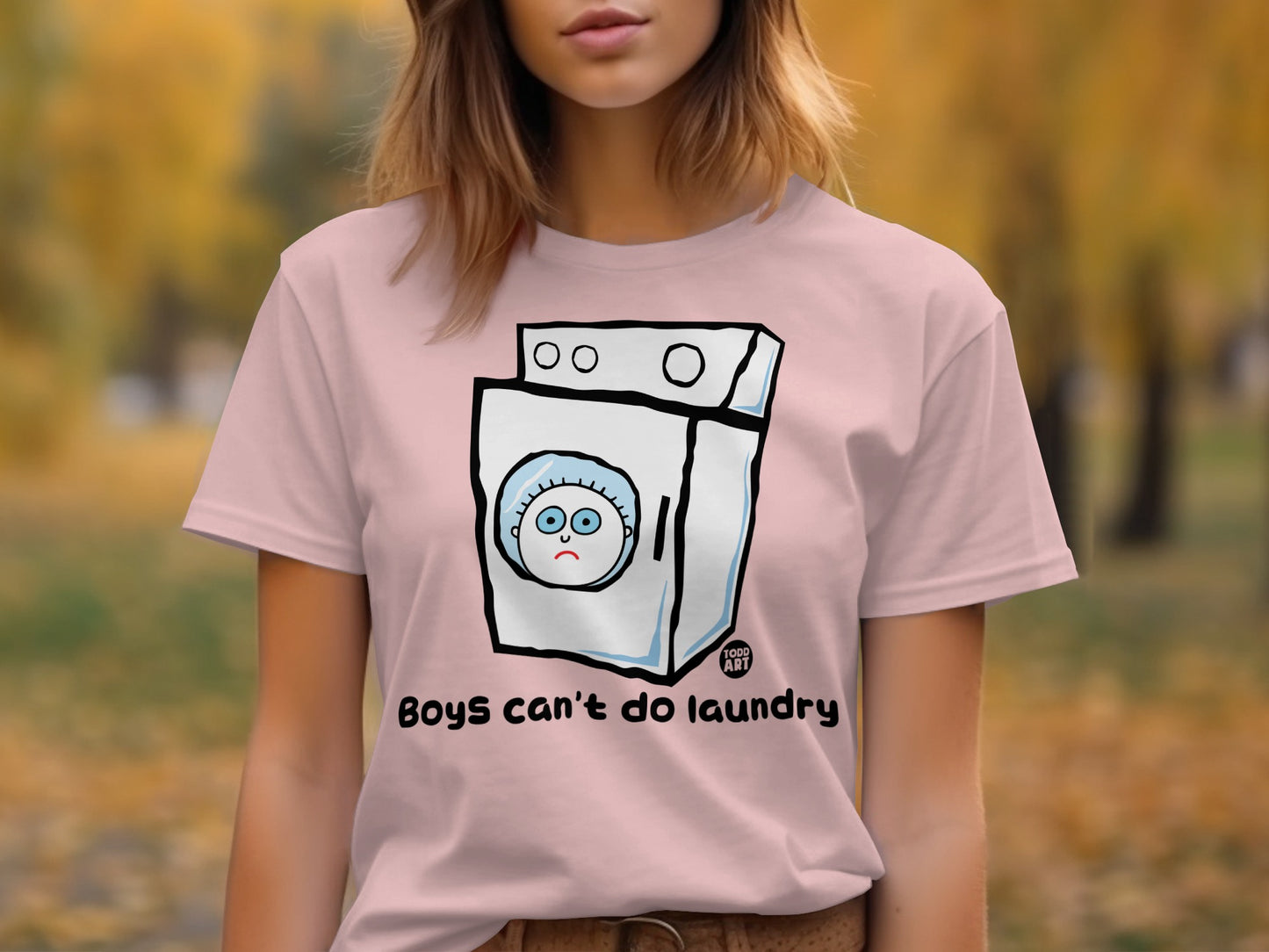 Boys Can't Do Laundry Graphic T-shirt Product