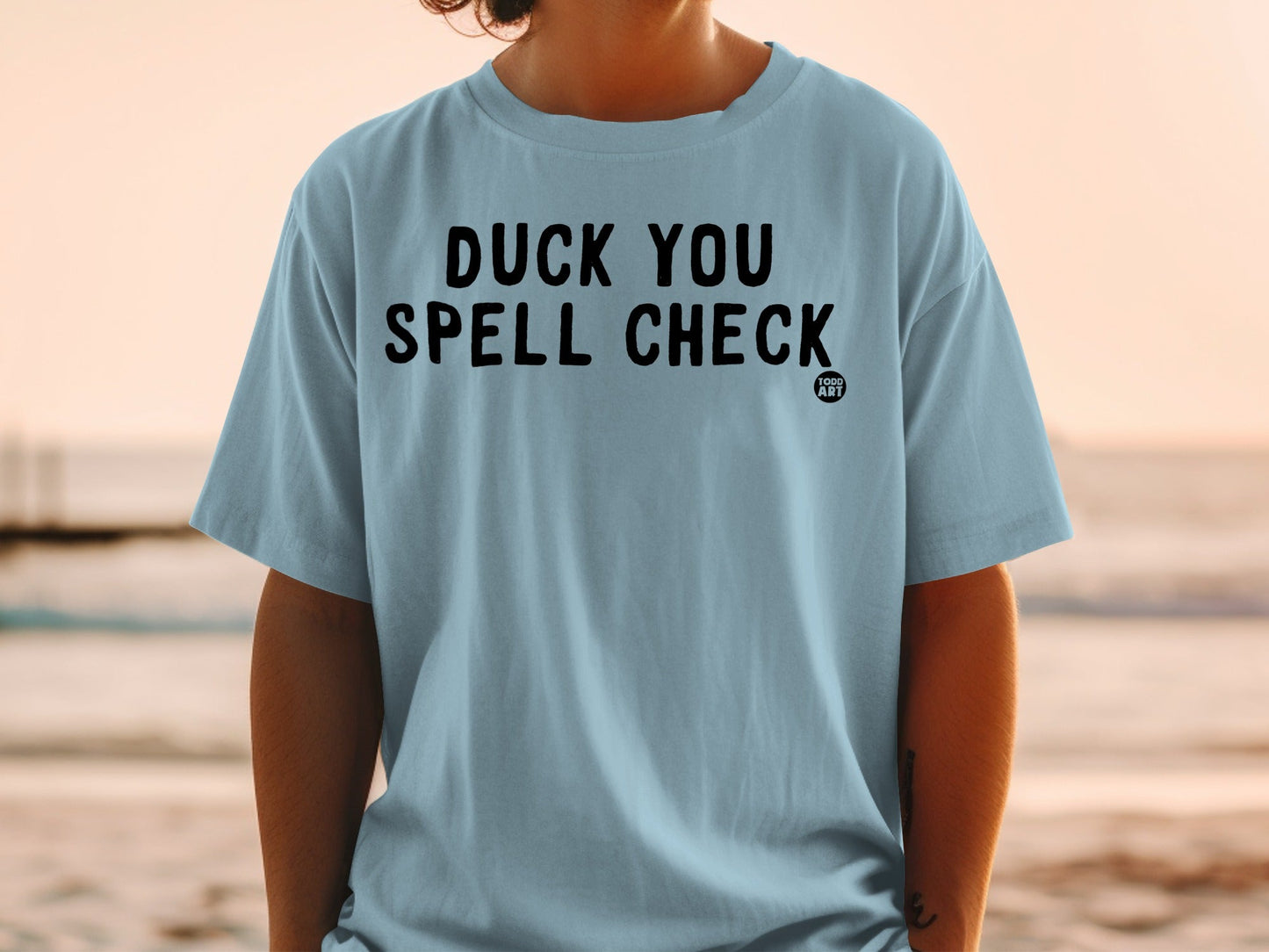 Duck You Spell Check Graphic T-shirt