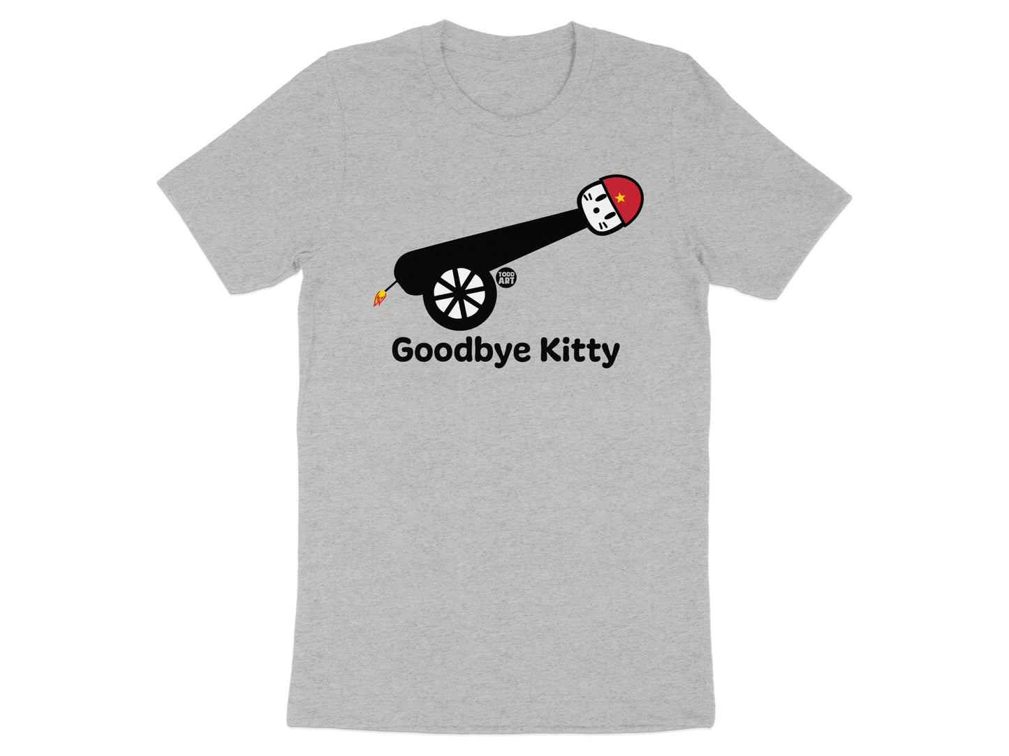 Goodbye Kitty Graphic Cannon T-shirt