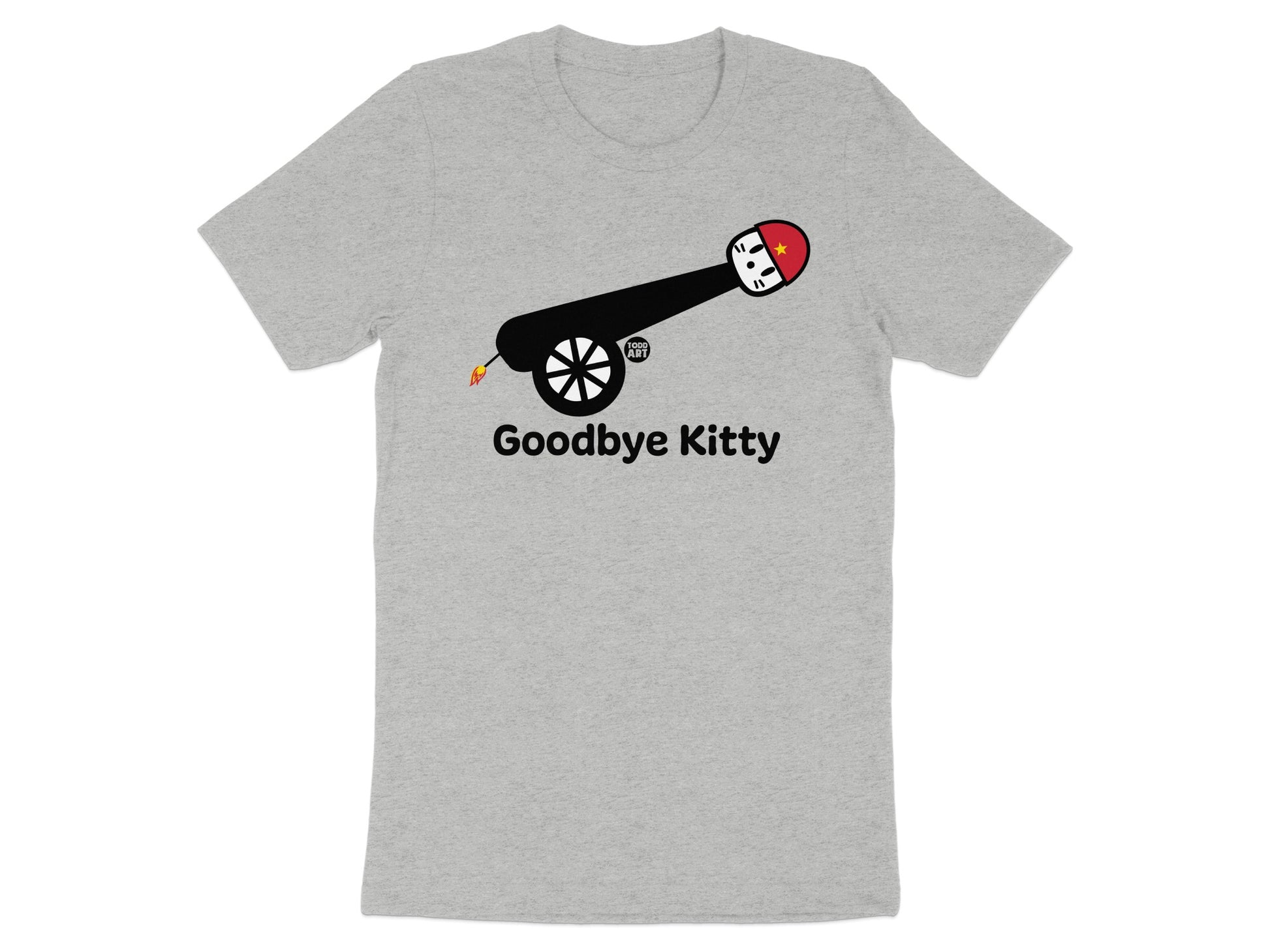 Goodbye Kitty Graphic Cannon T-shirt