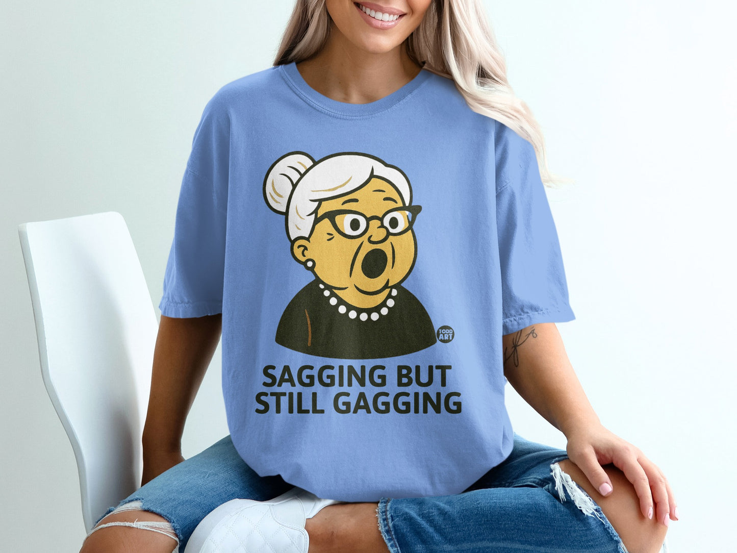 Grandma Character Sagging But Still Gagging product type