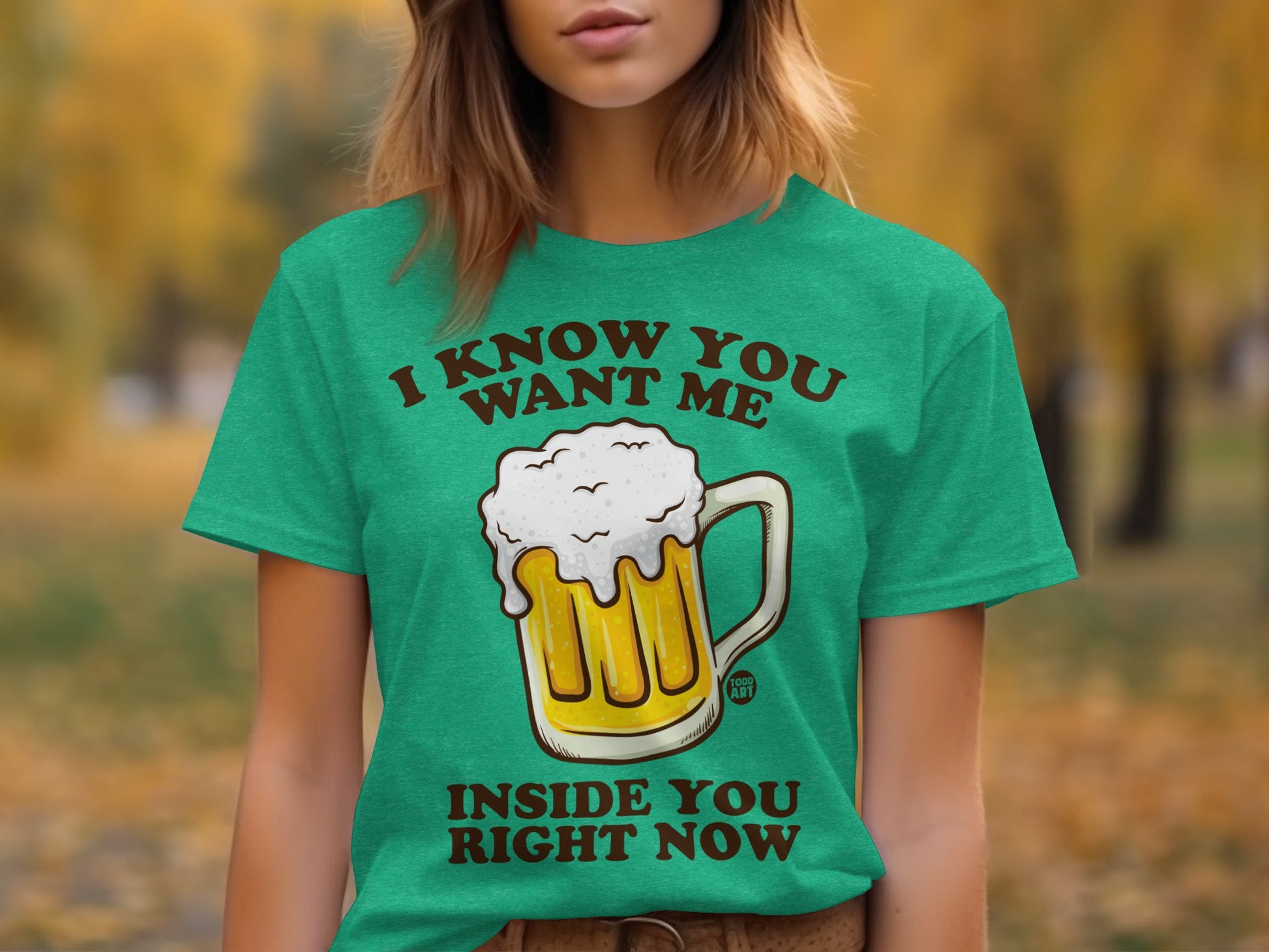 I Know You Want Me Beer Mug Graphic T-Shirt