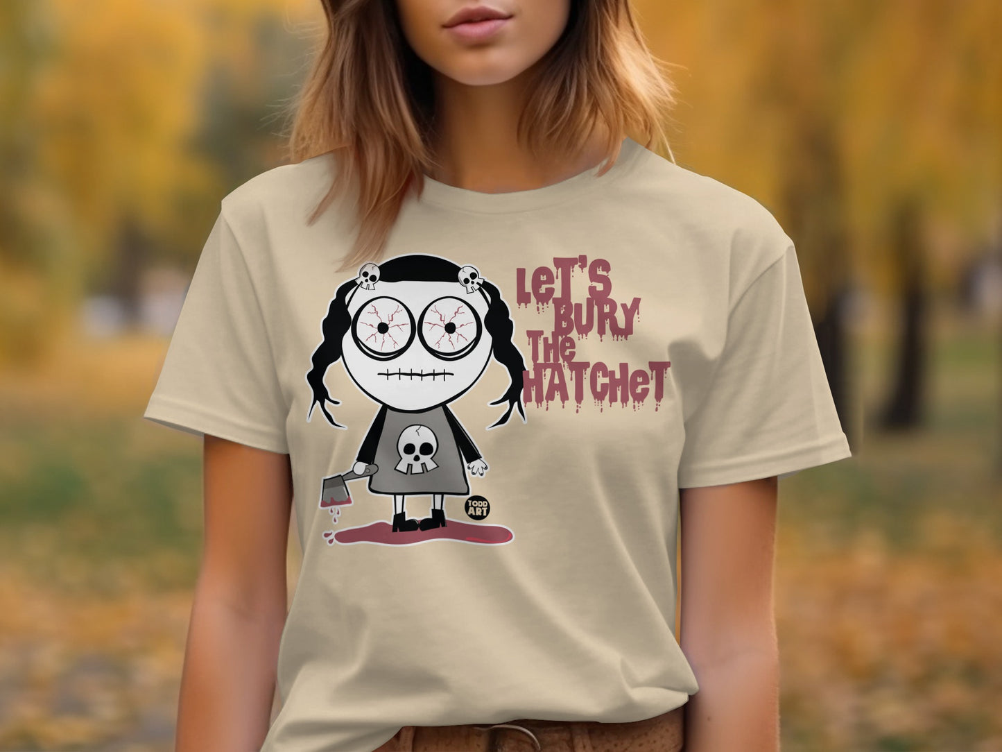 Let's Bury The Hatchet Graphic Tee Product