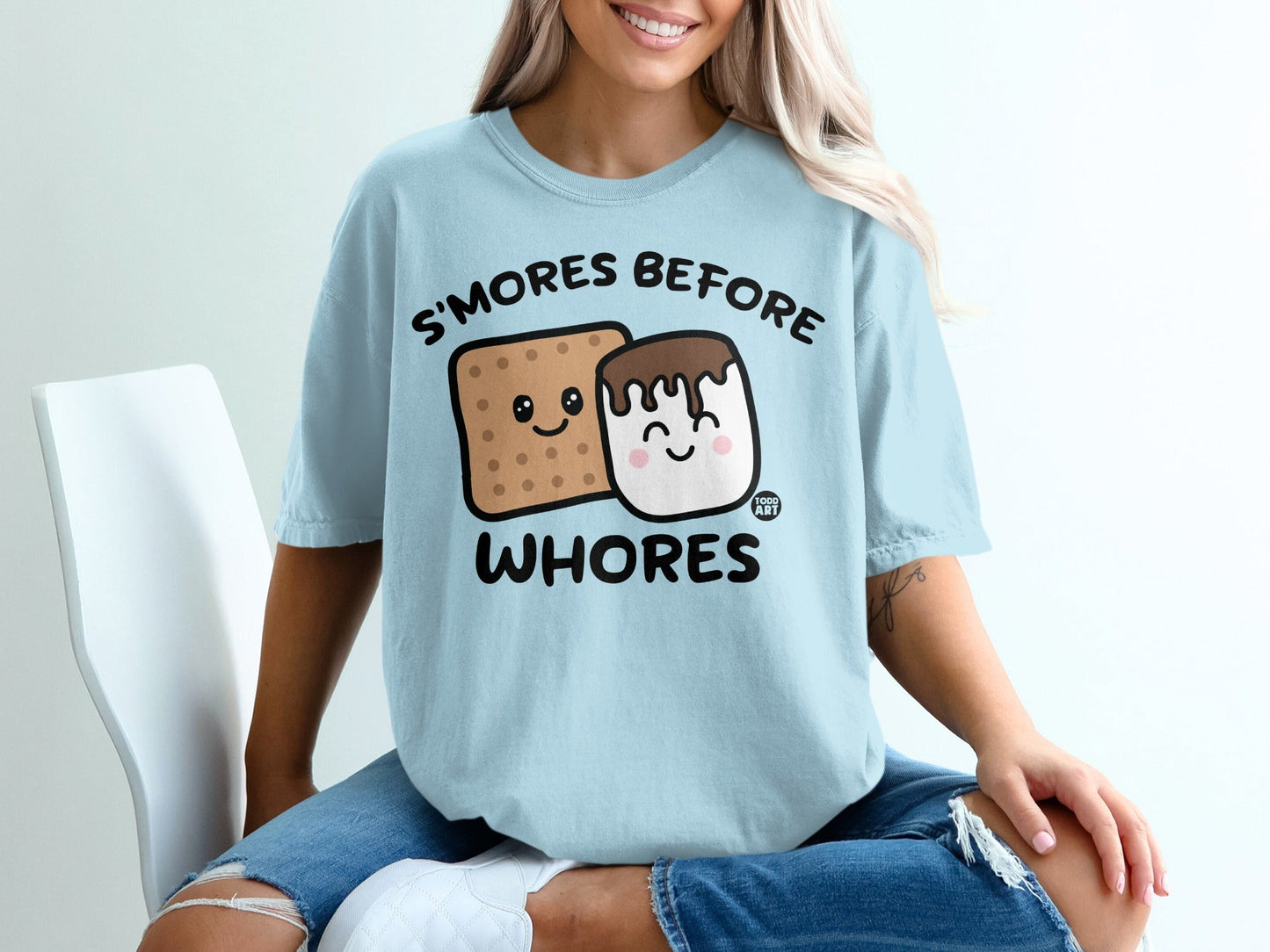 S'mores Before Whores Cute Graphic Women's T-Shirt