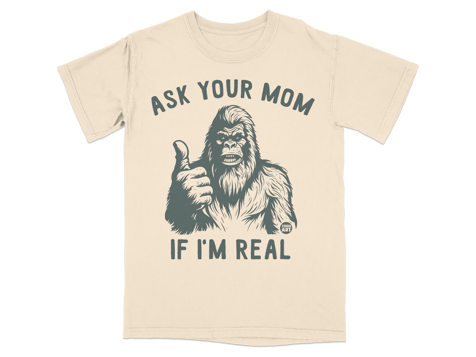Ask Your Mom If I'm Real Graphic Tee Product
