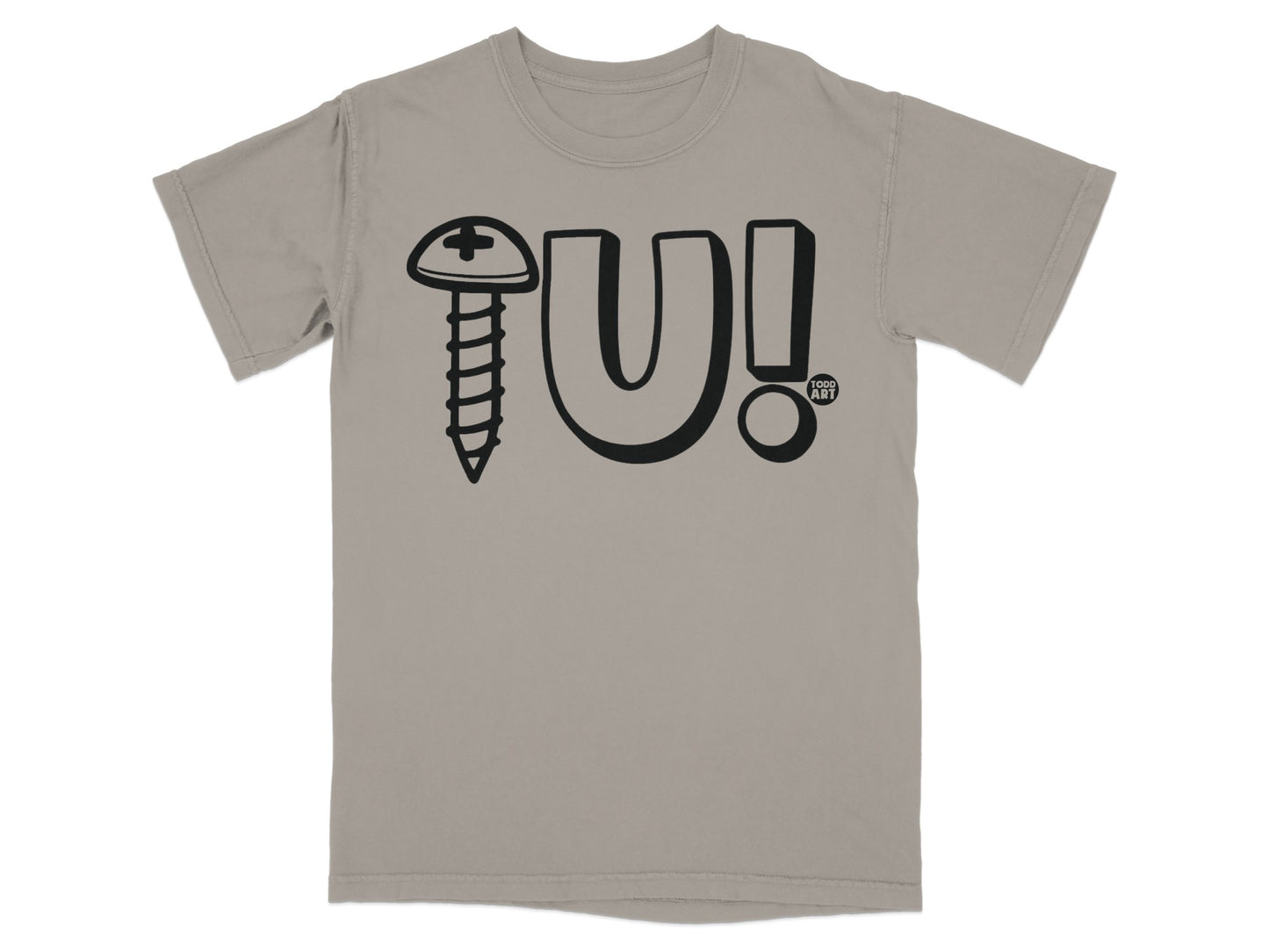 Bold Screw U Todd Art Lettering Graphic Design product type
