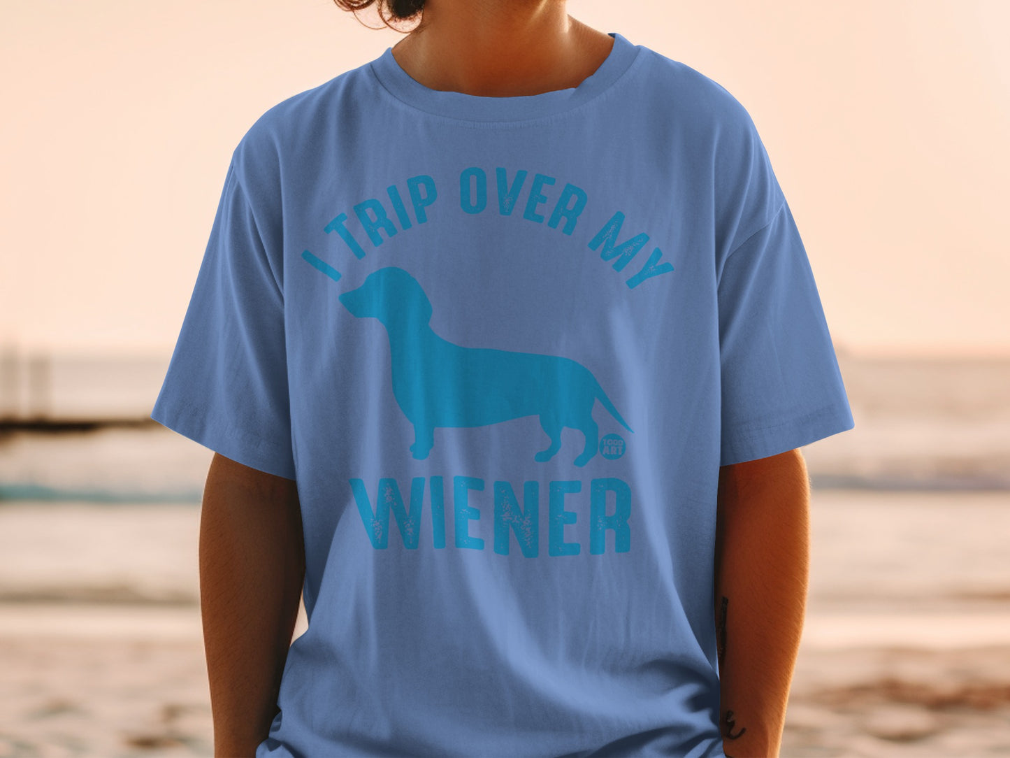 I Trip Over My Wiener Funny Dachshund T-Shirt