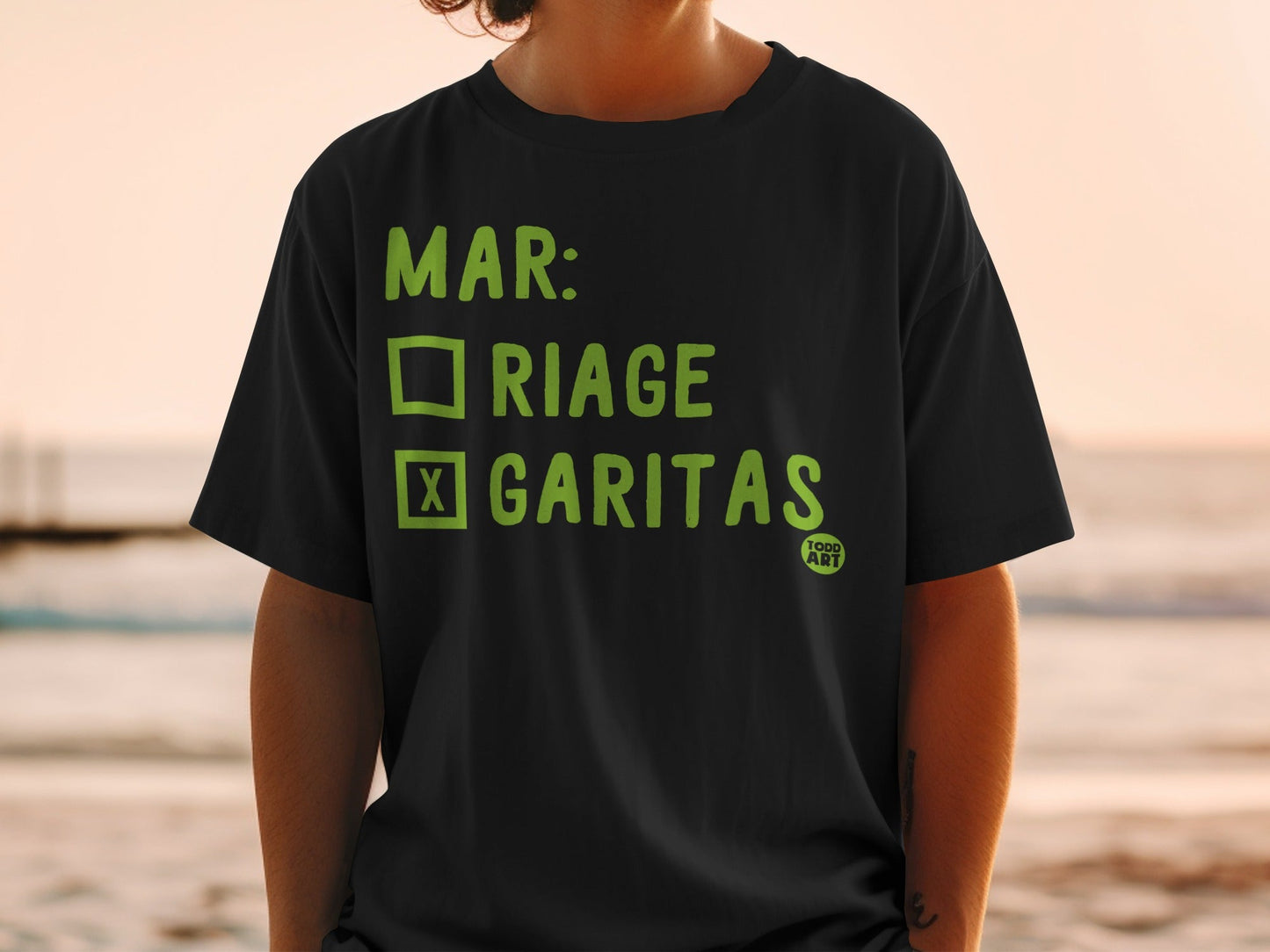 Mar R√≠age Garitas Todd Art Graphic Tee Shirt
