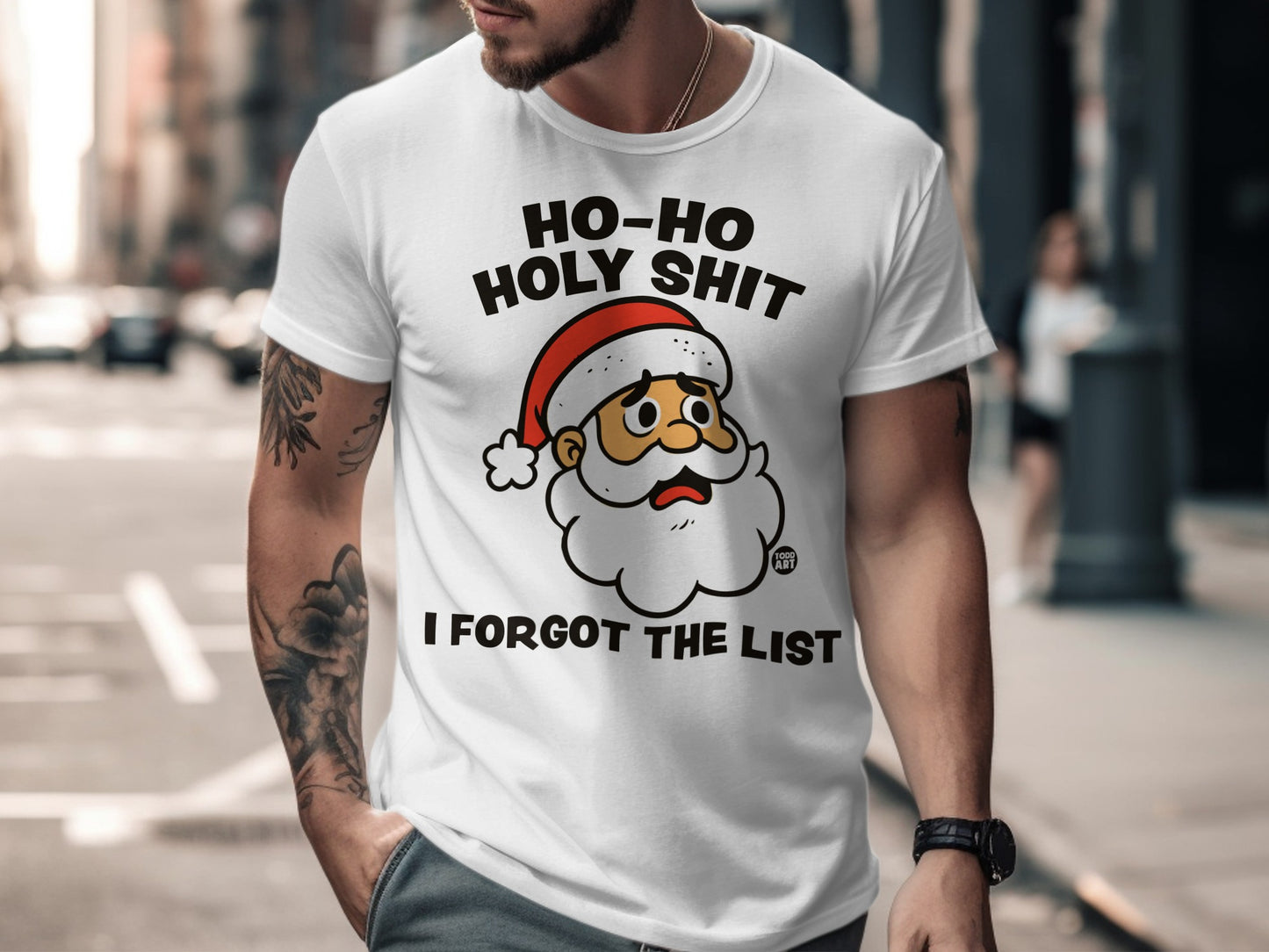 Ho Ho Holy Shit I Forgot The List Funny Shirt