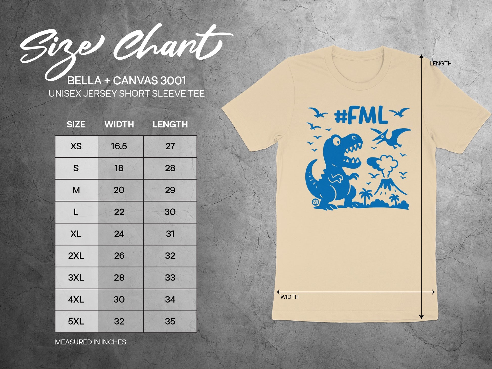 Dinosaurs and Hashtag Fun Graphic Short Sleeve Tee product type