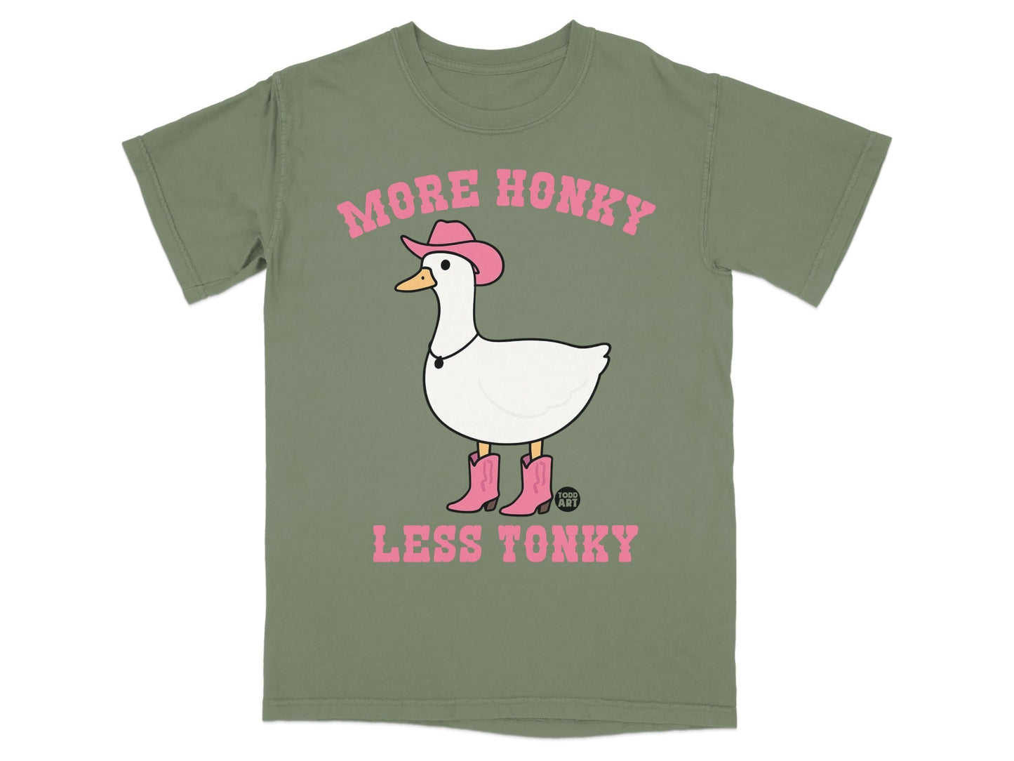 More Honky Less Tonky Duck Graphic T-shirt