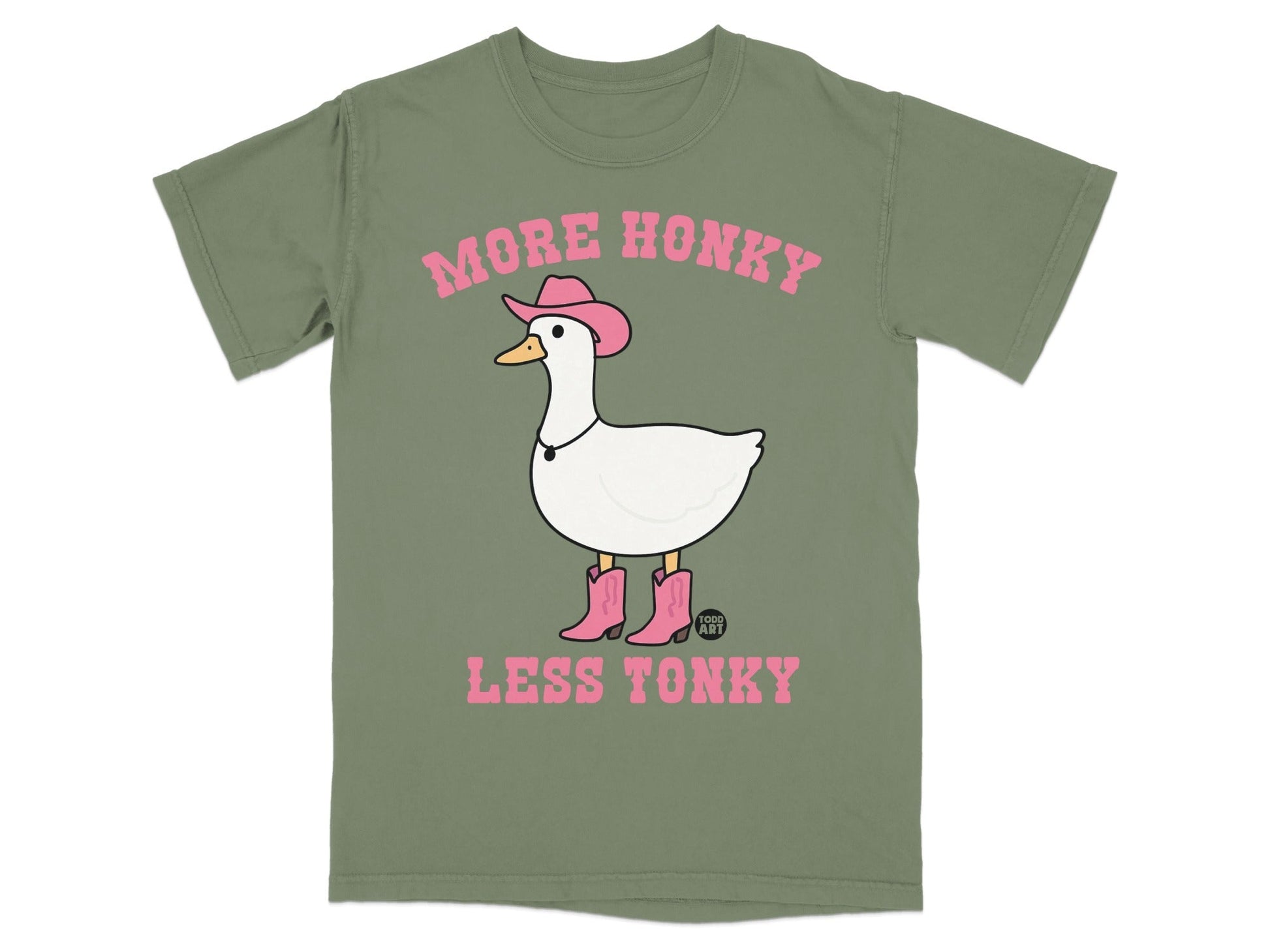 More Honky Less Tonky Duck Graphic T-shirt
