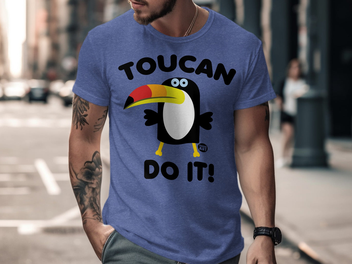 Motivational Toucan Do It Funny Graphic T-shirt