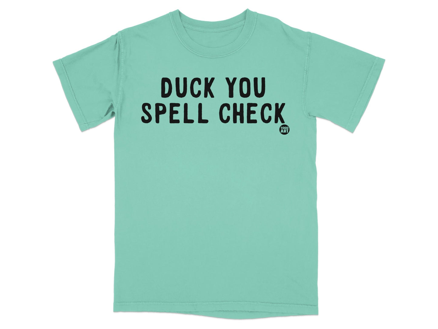 Duck You Spell Check Funny Graphic Novelty T-Shirt