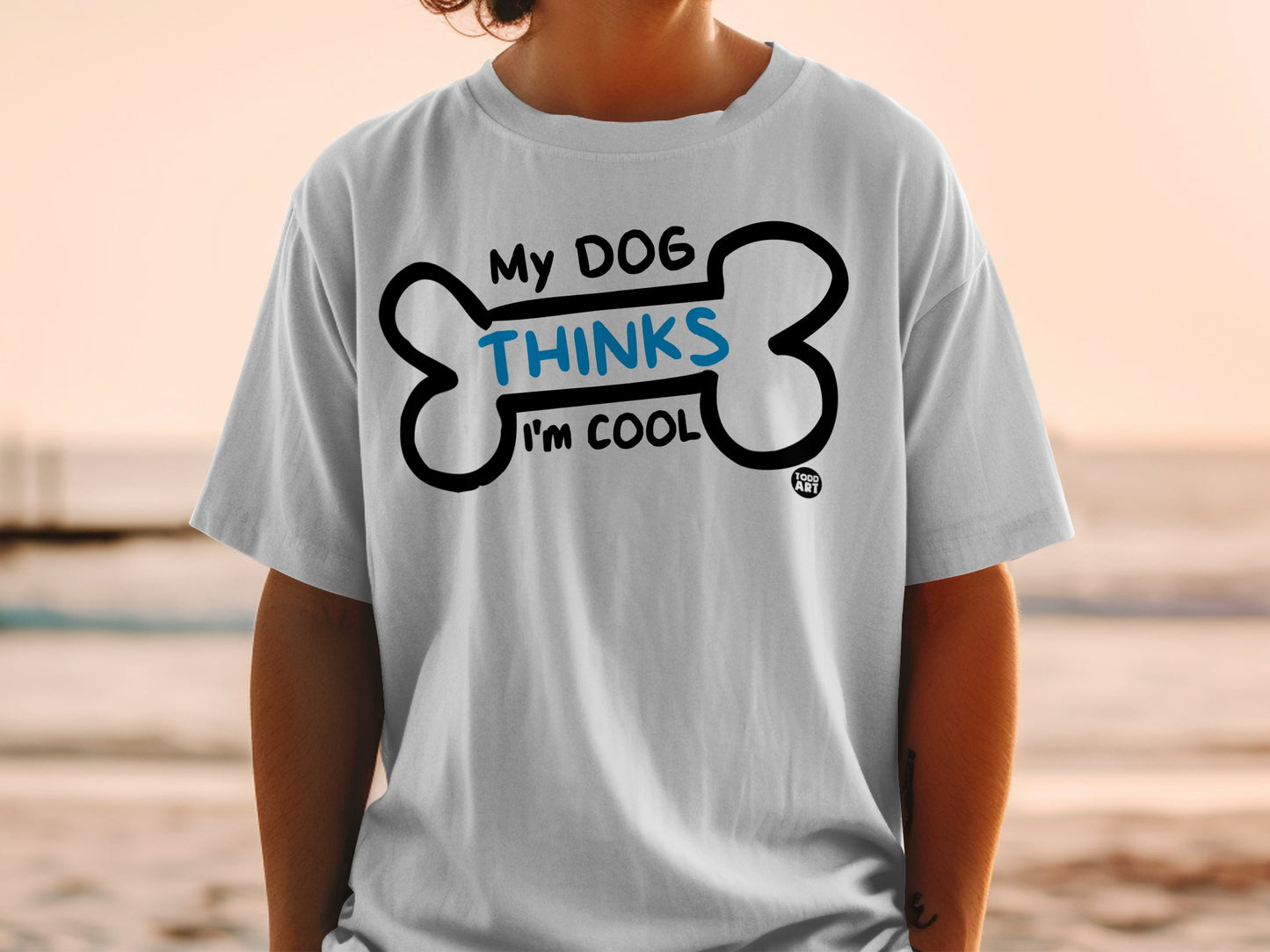 My Dog Thinks I'm Cool Graphic T-Shirt