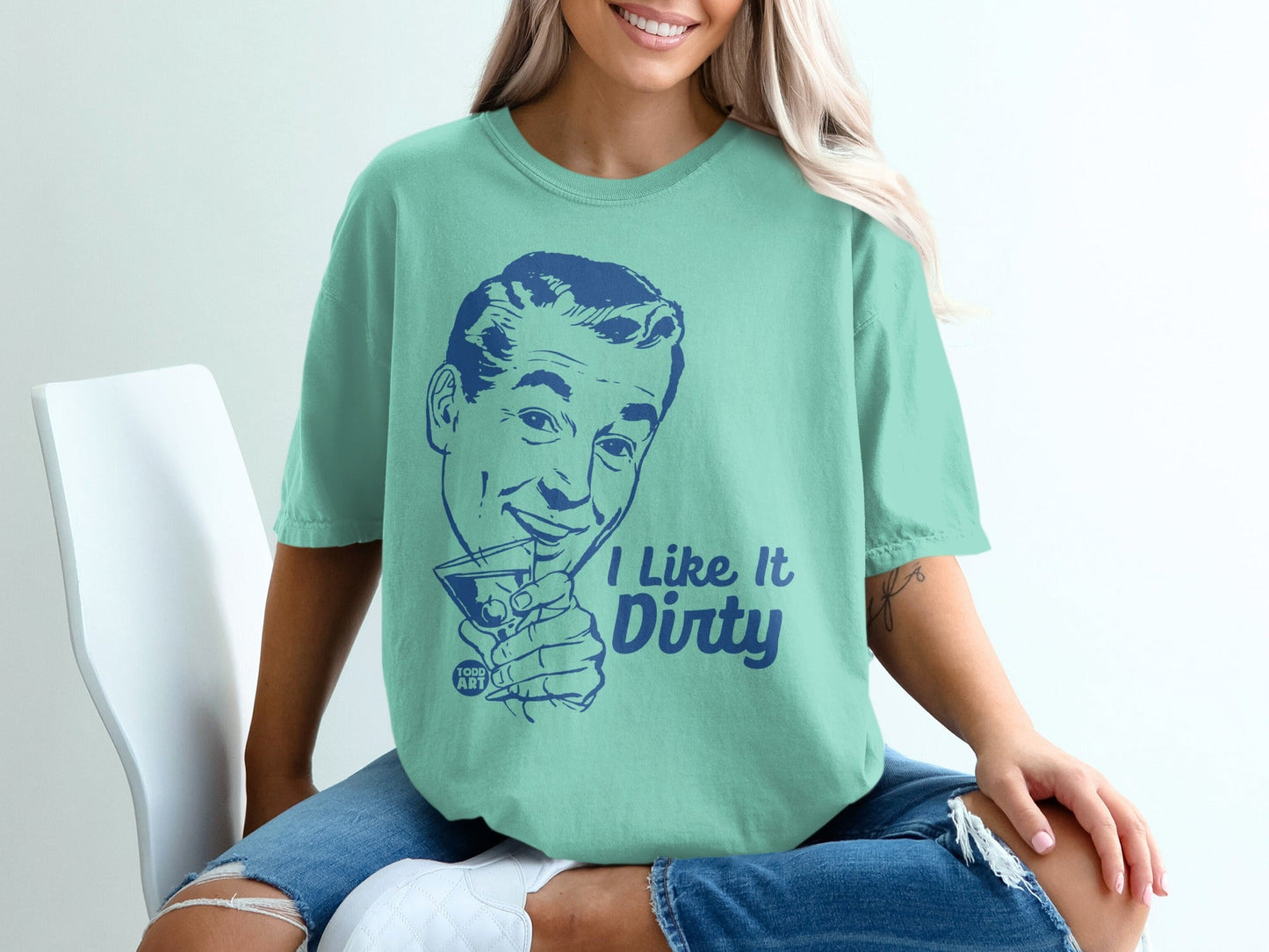 Retro I Like It Dirty Graphic T-Shirt For Men Women
