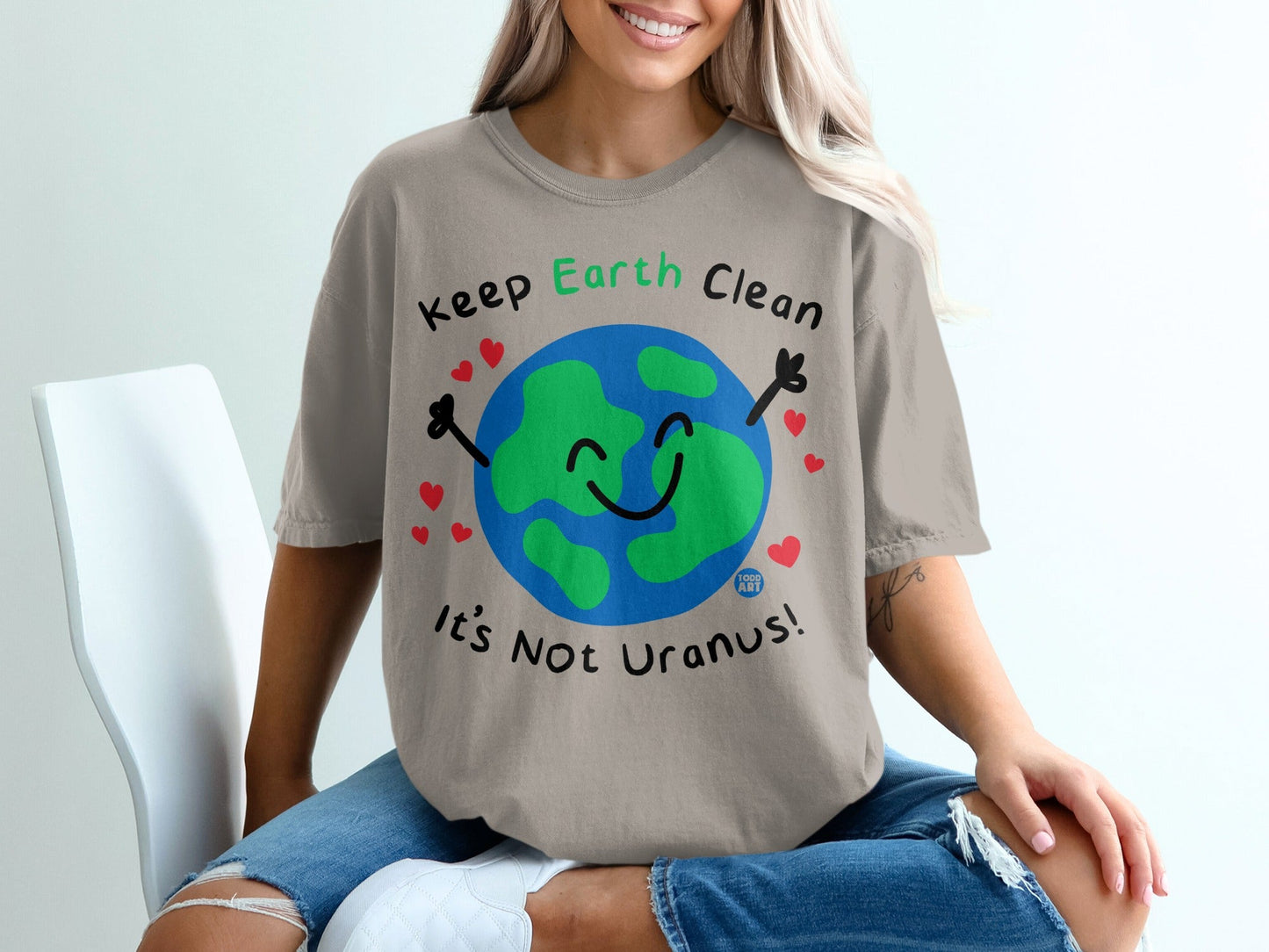 Keep Earth Clean It's Not Uranus Graphic Tee