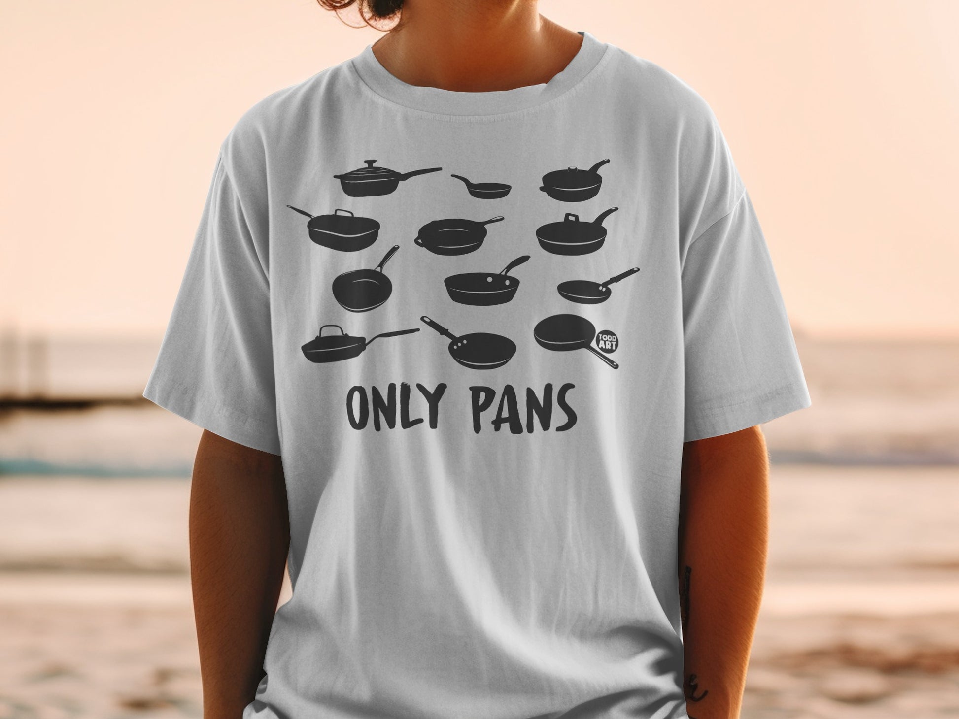 ONLY PANS Cooking Utensil Design Funny Chef Kitchen product type