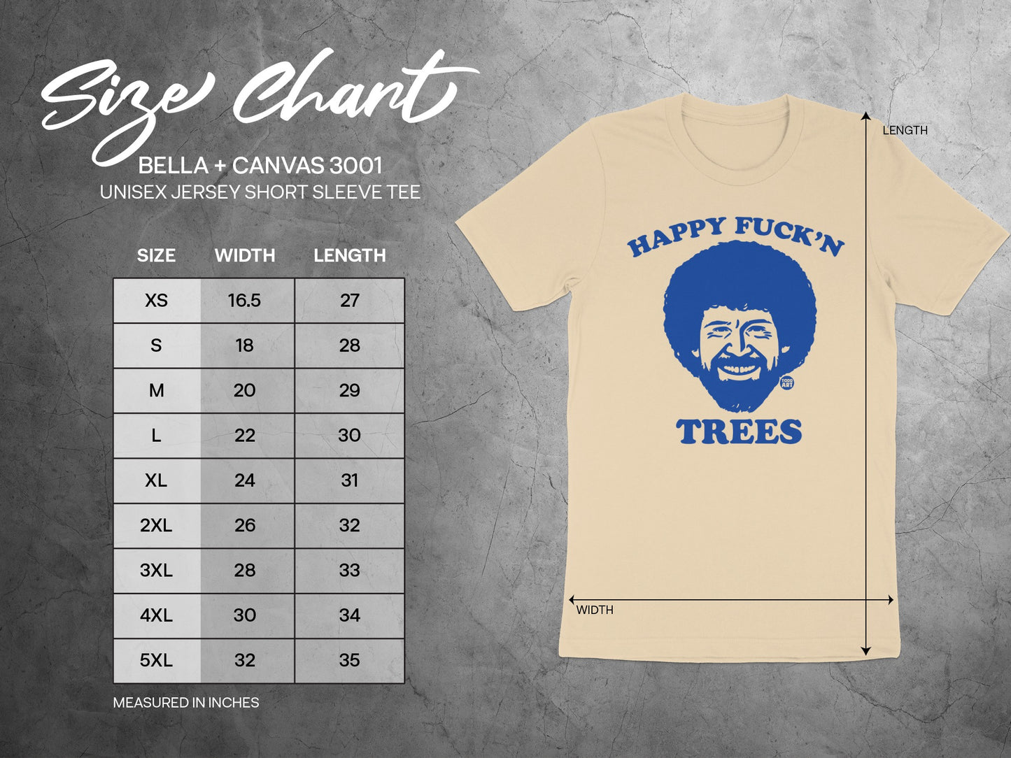 Happy Fuck'n Trees Unisex Jersey Short Sleeve Tee