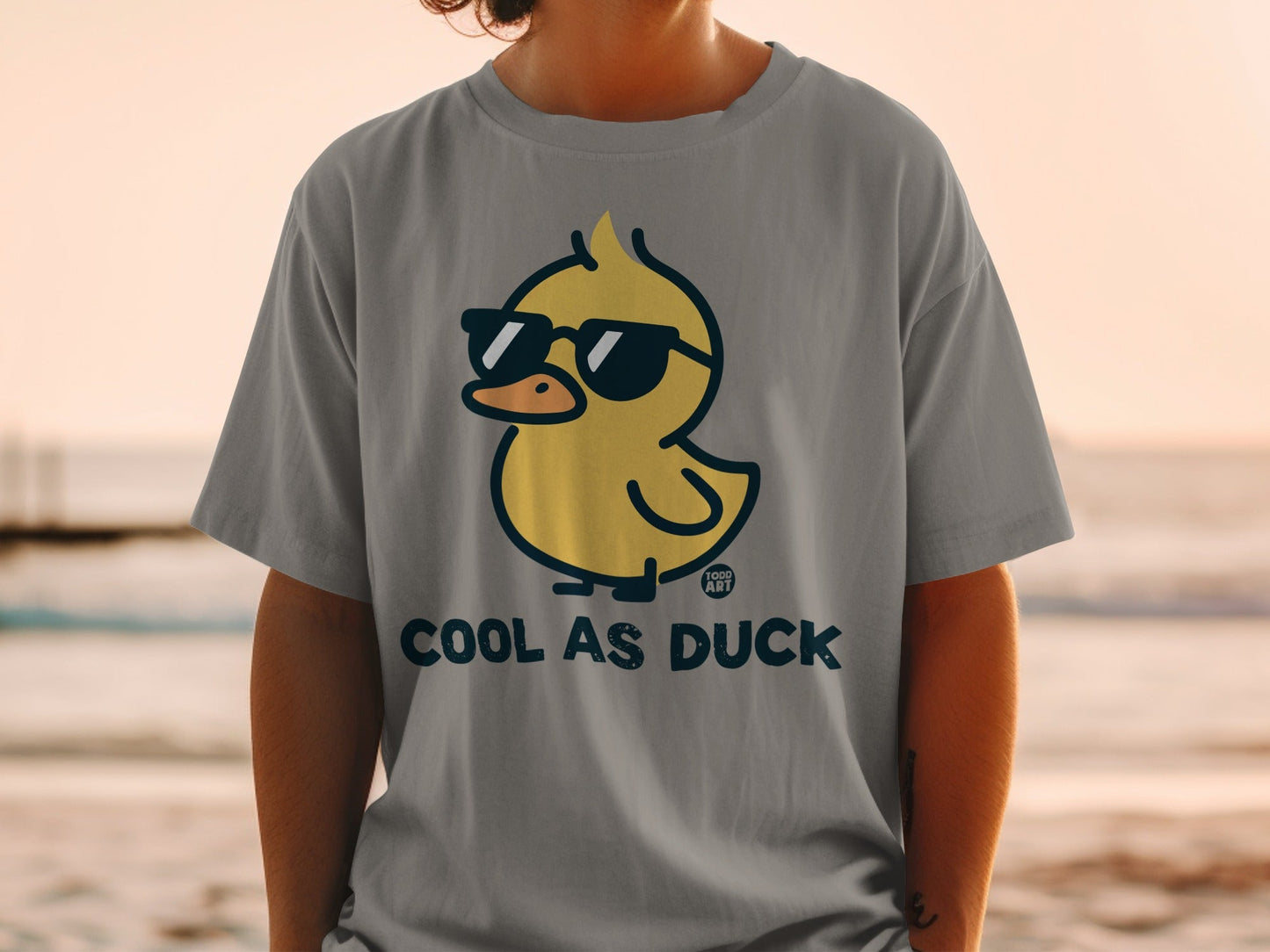 Cool As Duck Sunglasses Graphic T-Shirt